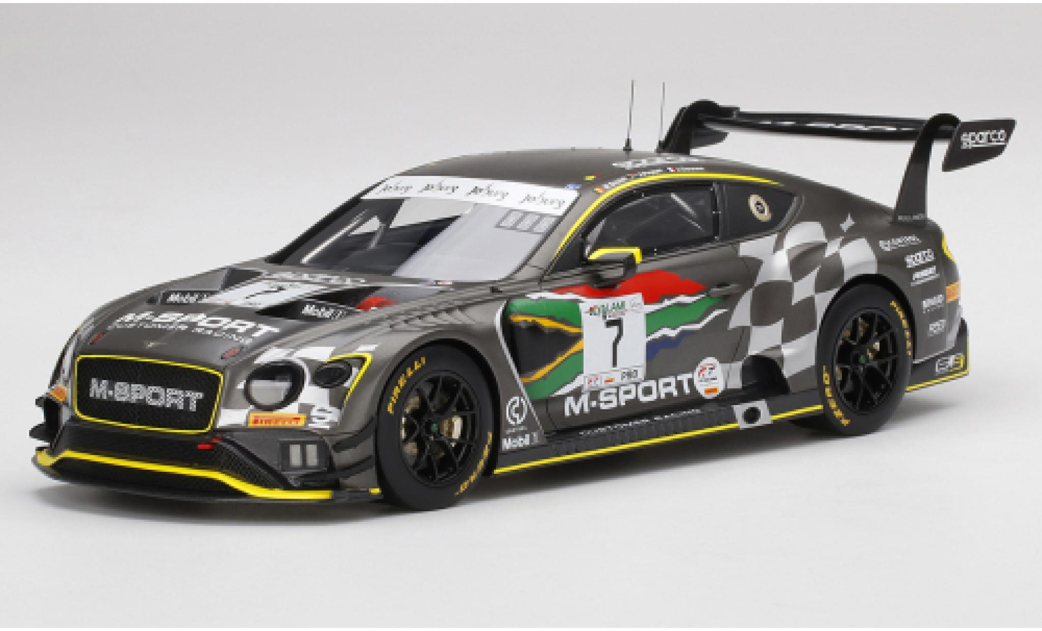 Bentley Continental 1/18 Top Speed GT3 No.7 M-Sport Team Intercontinental GT Challenge 9h Kyalami 2020 modelauto