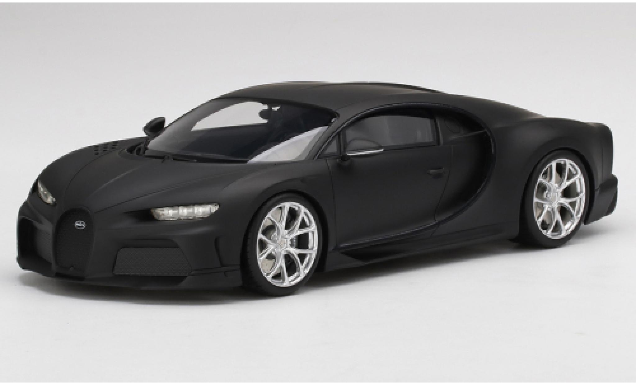 Bugatti Chiron 1/18 Top Speed Super Sport 300+ matt-zwart 2020 modelauto