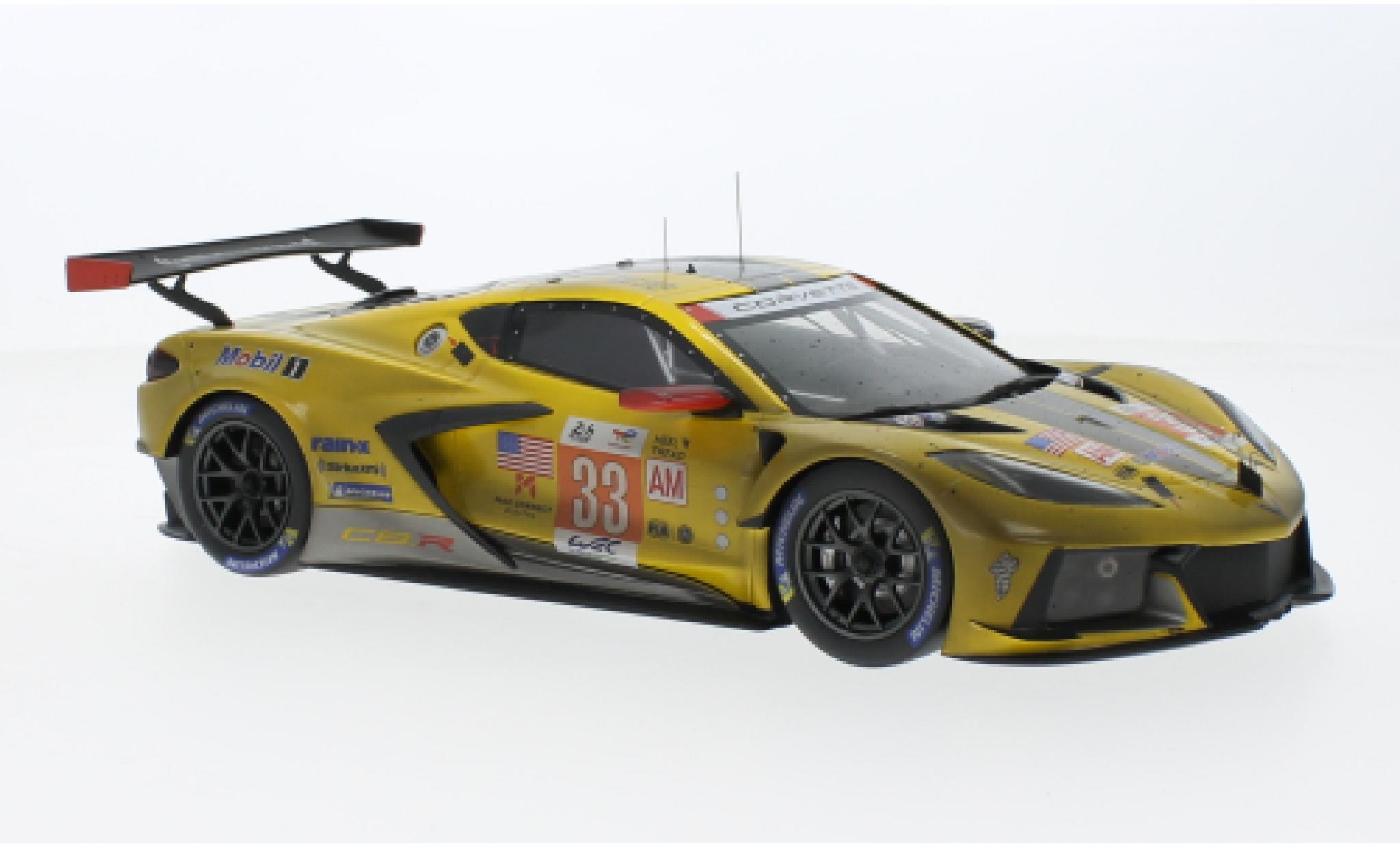 Chevrolet Corvette 1/18 Top Speed C8.R No.33 Racing 24h Le Mans 2023 modelauto