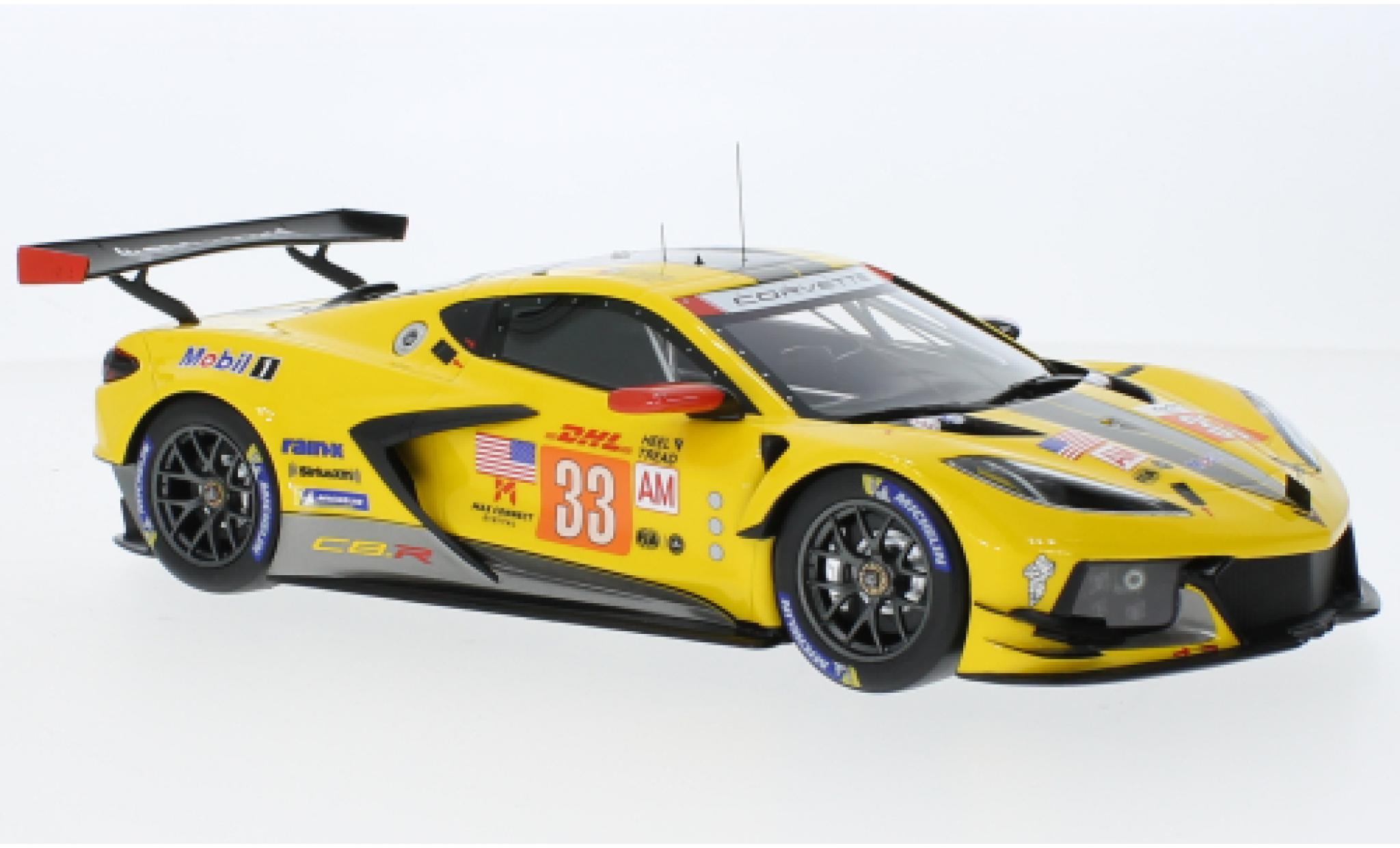 Chevrolet Corvette 1/18 Top Speed C8.R No.33 Racing WEC Sebring 1000 Miles 2023 modelauto