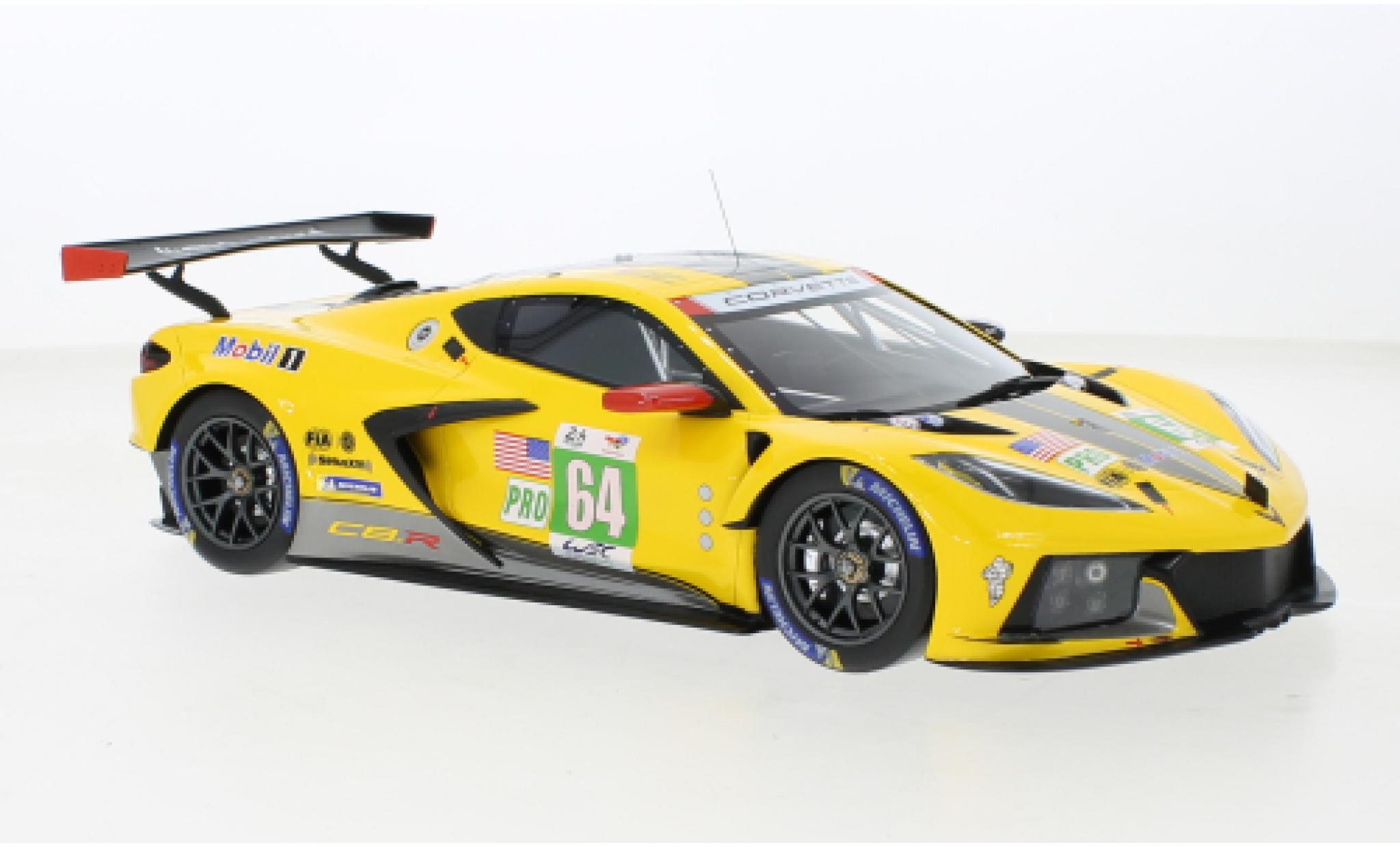 Chevrolet Corvette 1/18 Top Speed C8.R No.64 24h Le Mans 2022 modelauto