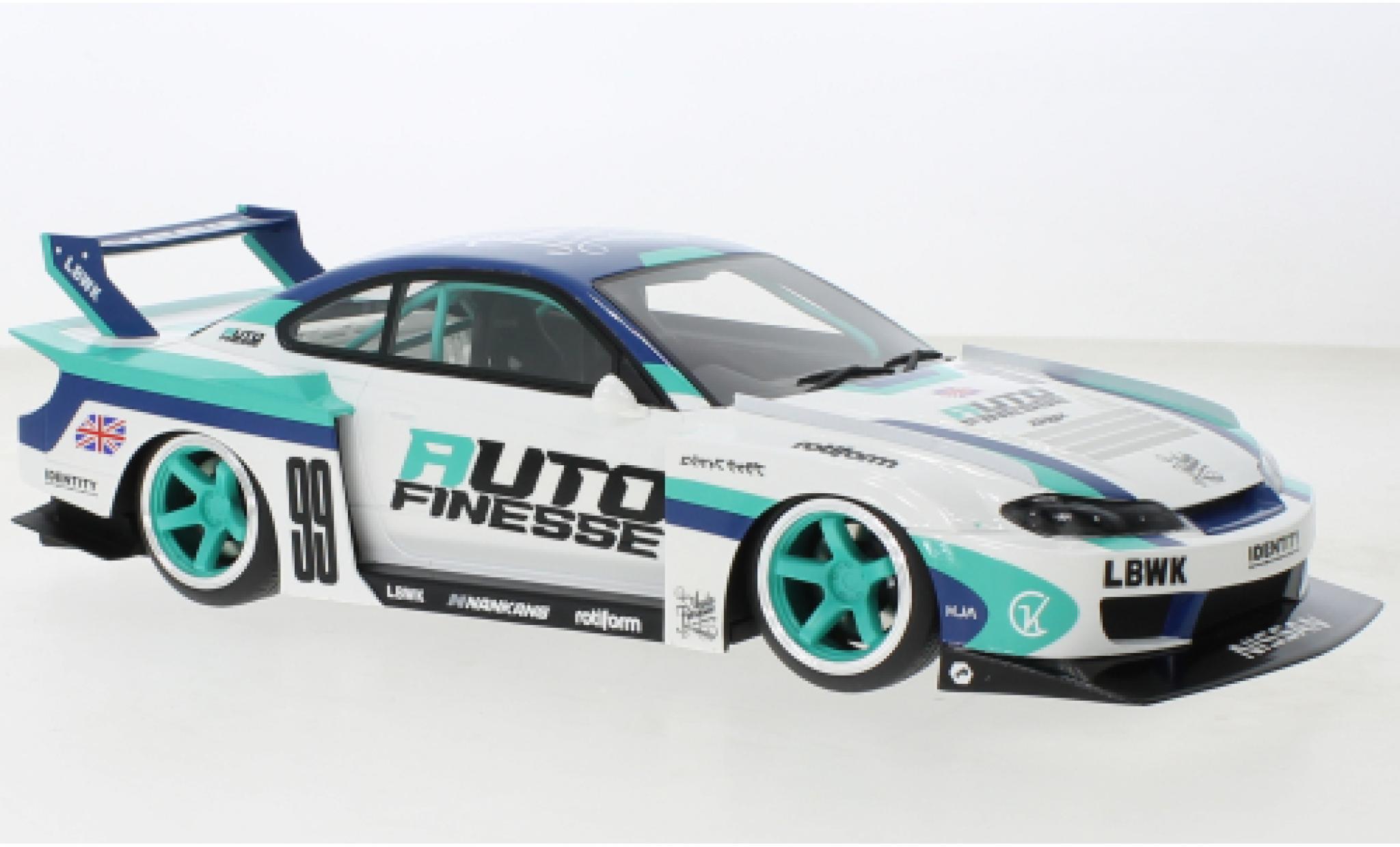 Nissan Silvia 1/18 Top Speed S15 LB-Super Silhouette voiture Finesse modelauto