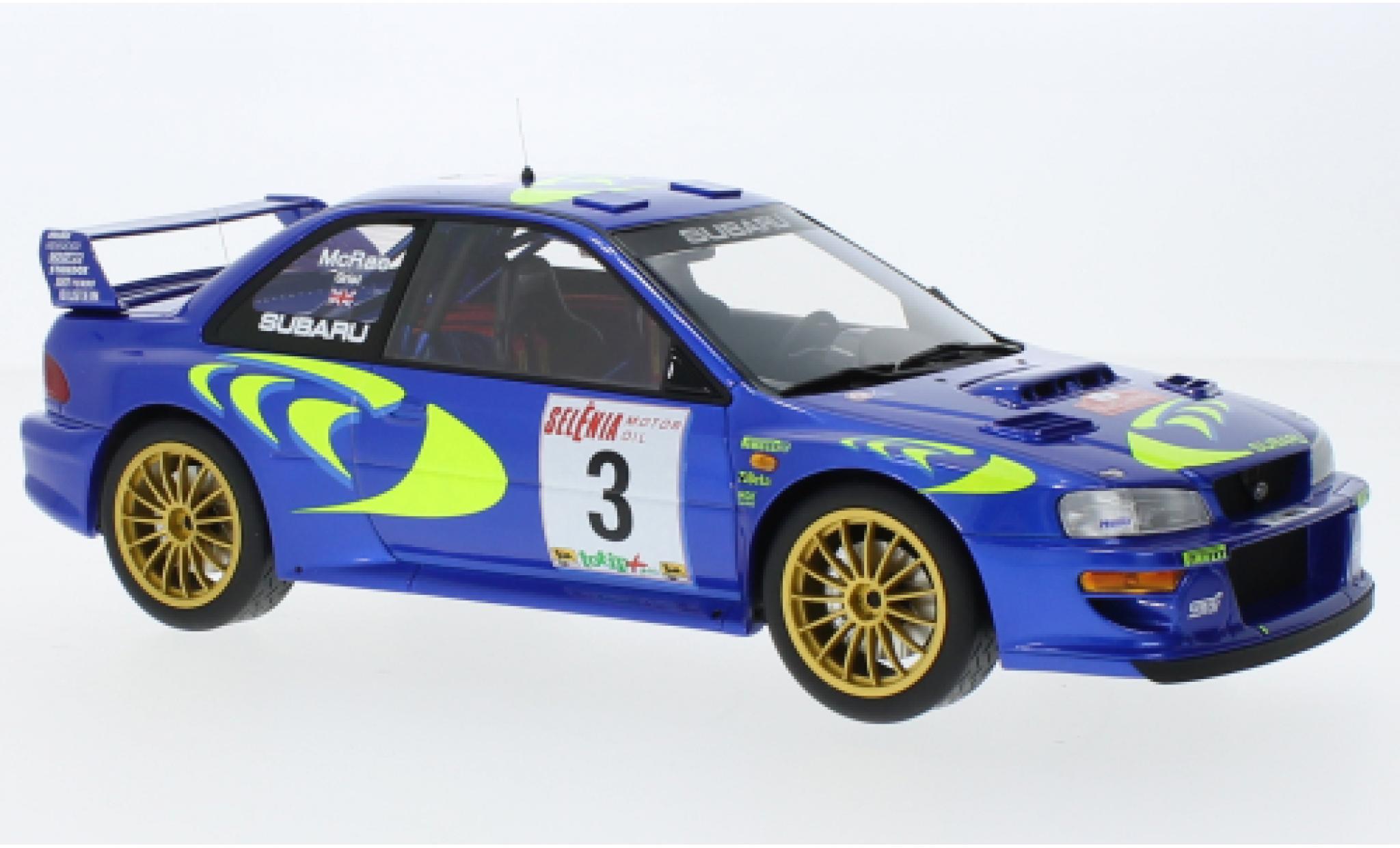 Subaru Impreza 1/18 Top Speed WRC97 No.3 Rallye WM Rallye San Remo 1997 modelauto