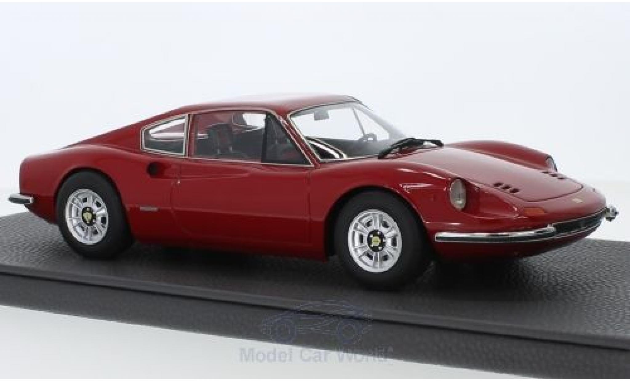 Ferrari Dino 1/18 Topmarques Collectibles 246 GT rood modelauto