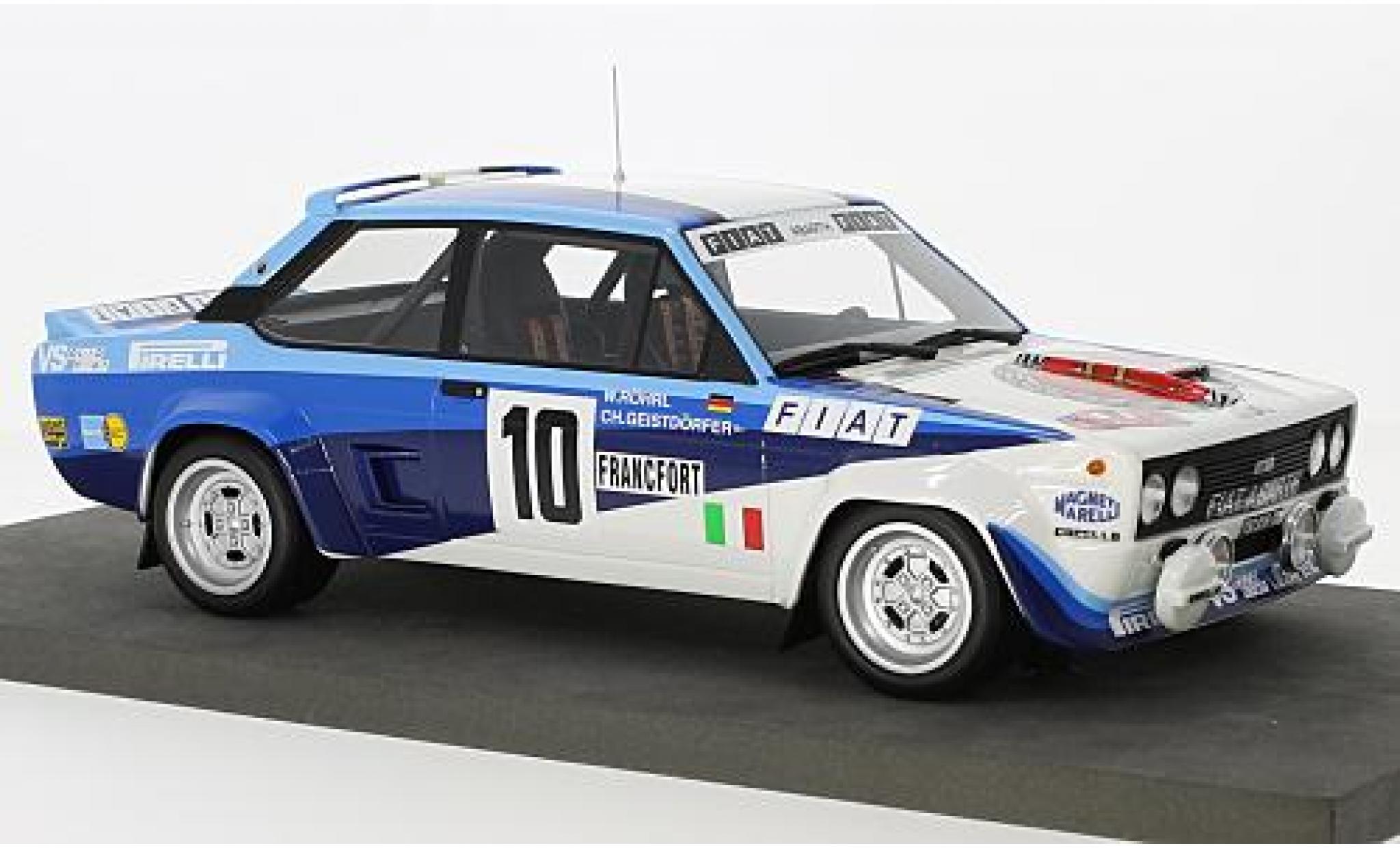 Fiat 131 1/18 Topmarques Collectibles Abarth No.10 Rallye Monte Carlo 1980 W.R&ouml;hrl/C.Geistd&ouml;rfer modelauto