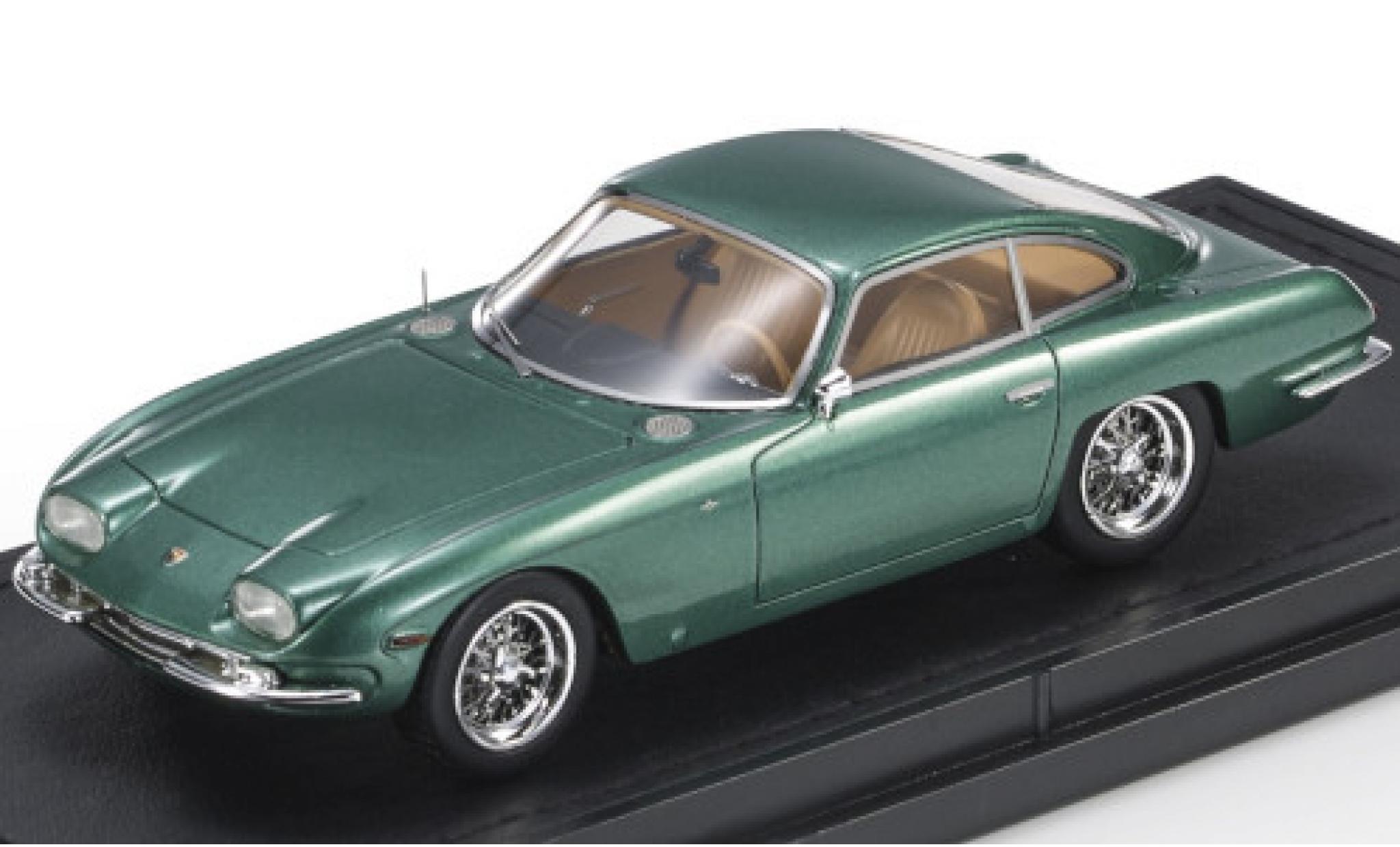 Lamborghini 350 GT 1/43 Topmarques Collectibles metallic groen 1964 modelauto