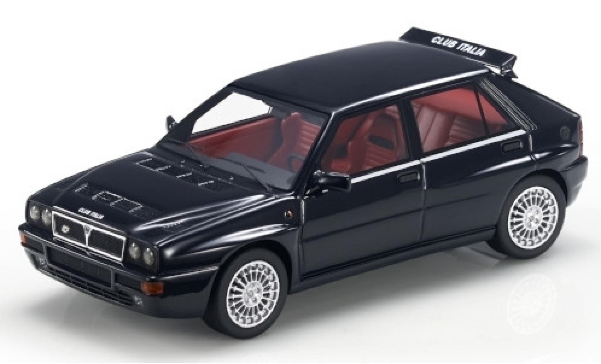 Lancia Delta 1/43 Topmarques Collectibles Integrale Evoluzione Club Italia zwart/Dekor modelauto