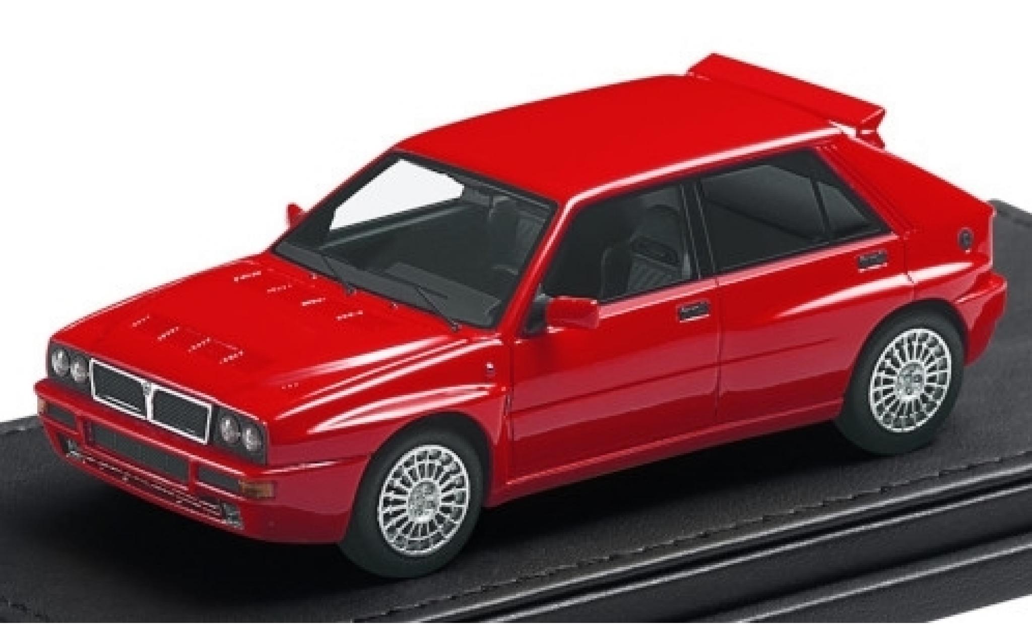 Lancia Delta 1/43 Topmarques Collectibles Integrale Evoluzione rood modelauto