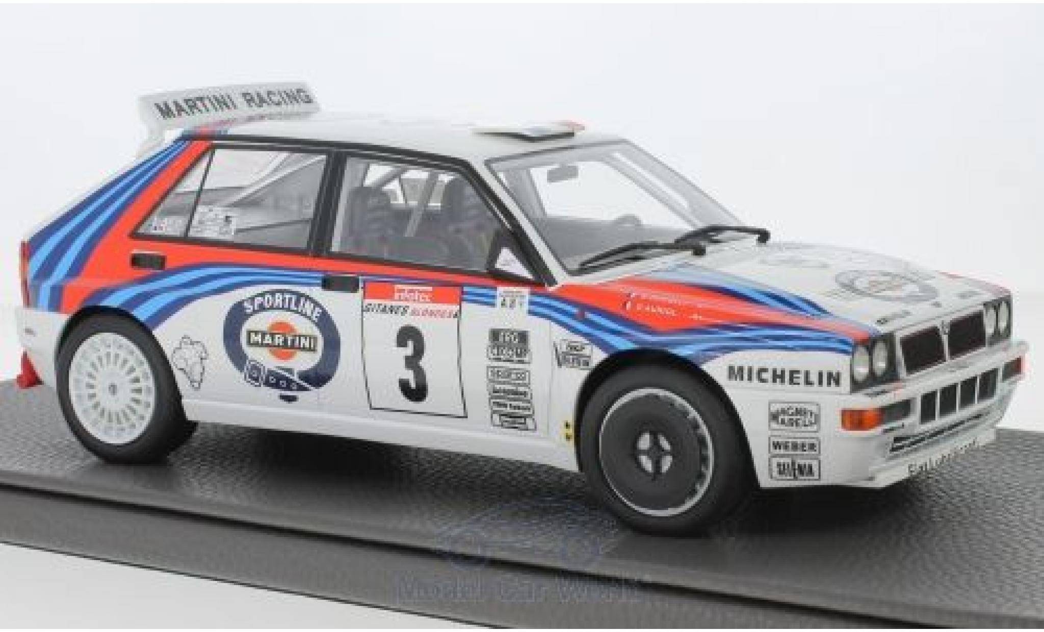 Lancia Delta 1/18 Topmarques Collectibles Integrale No.3 Martini Rallye WM Rallye Tour de Corse 1992 D.Auriol/B.Occelli modelauto