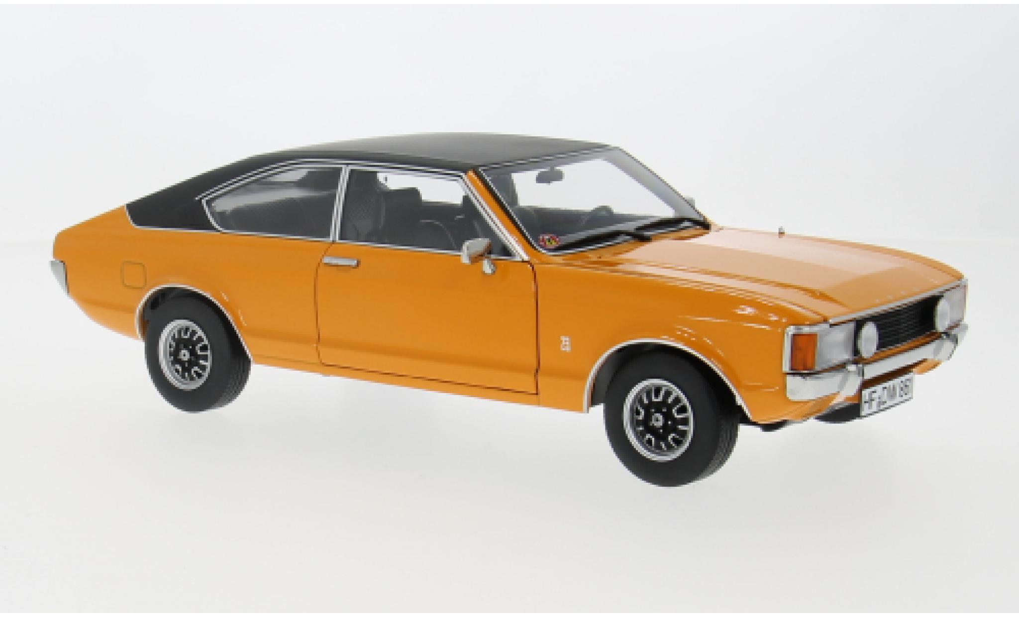 Ford Granada 1/18 Touring Consul Coup&eacute; Serie 2 oranje/zwart 1975 1:18 modelauto