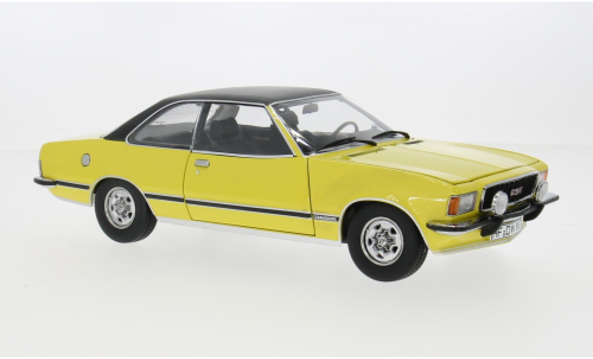 Opel Commodore 1/18 Touring B Coupe GS/E geel 1975 1:18 modelauto