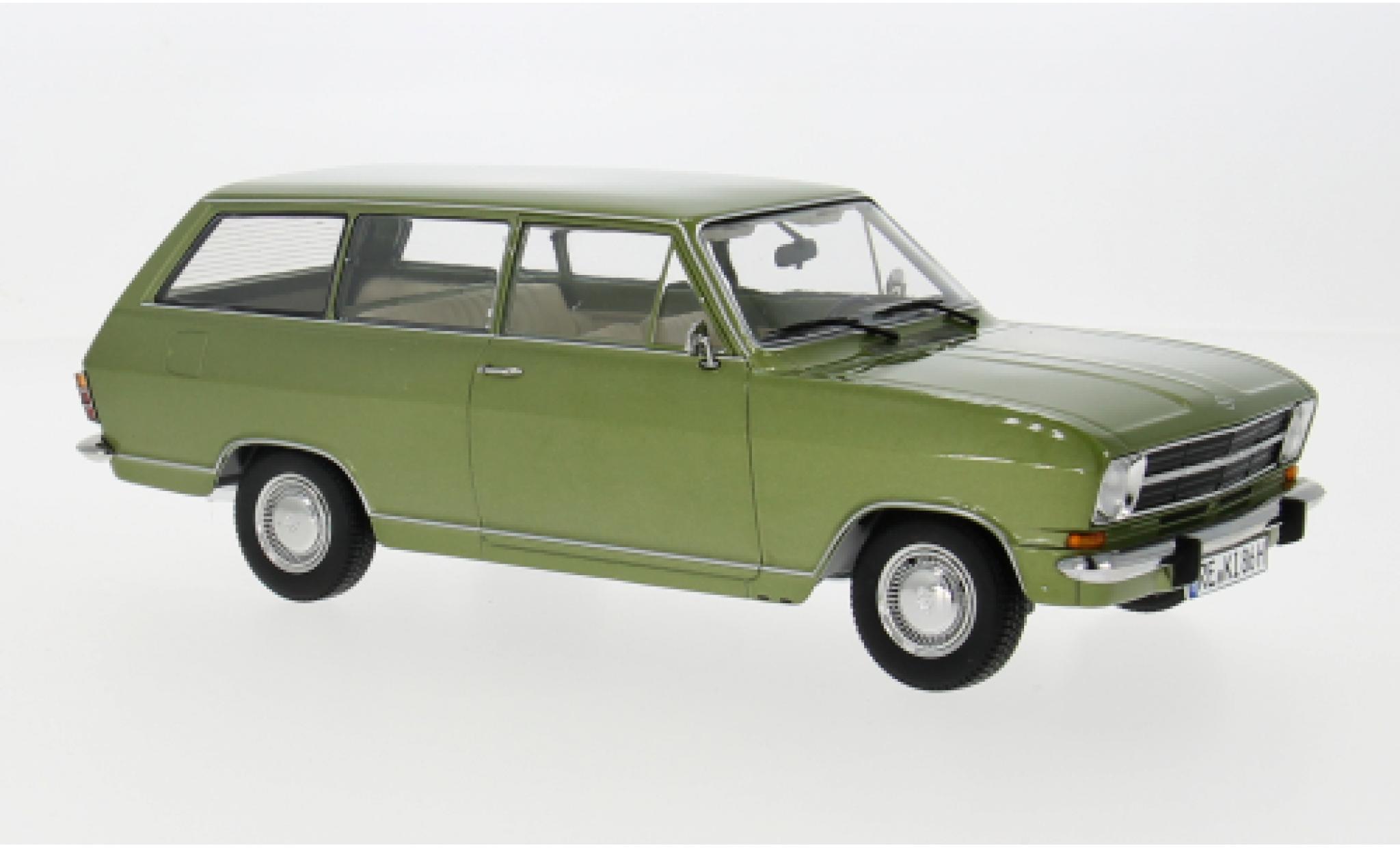 Opel Kadett 1/18 Touring B Caravan groen 1972 1:18 modelauto