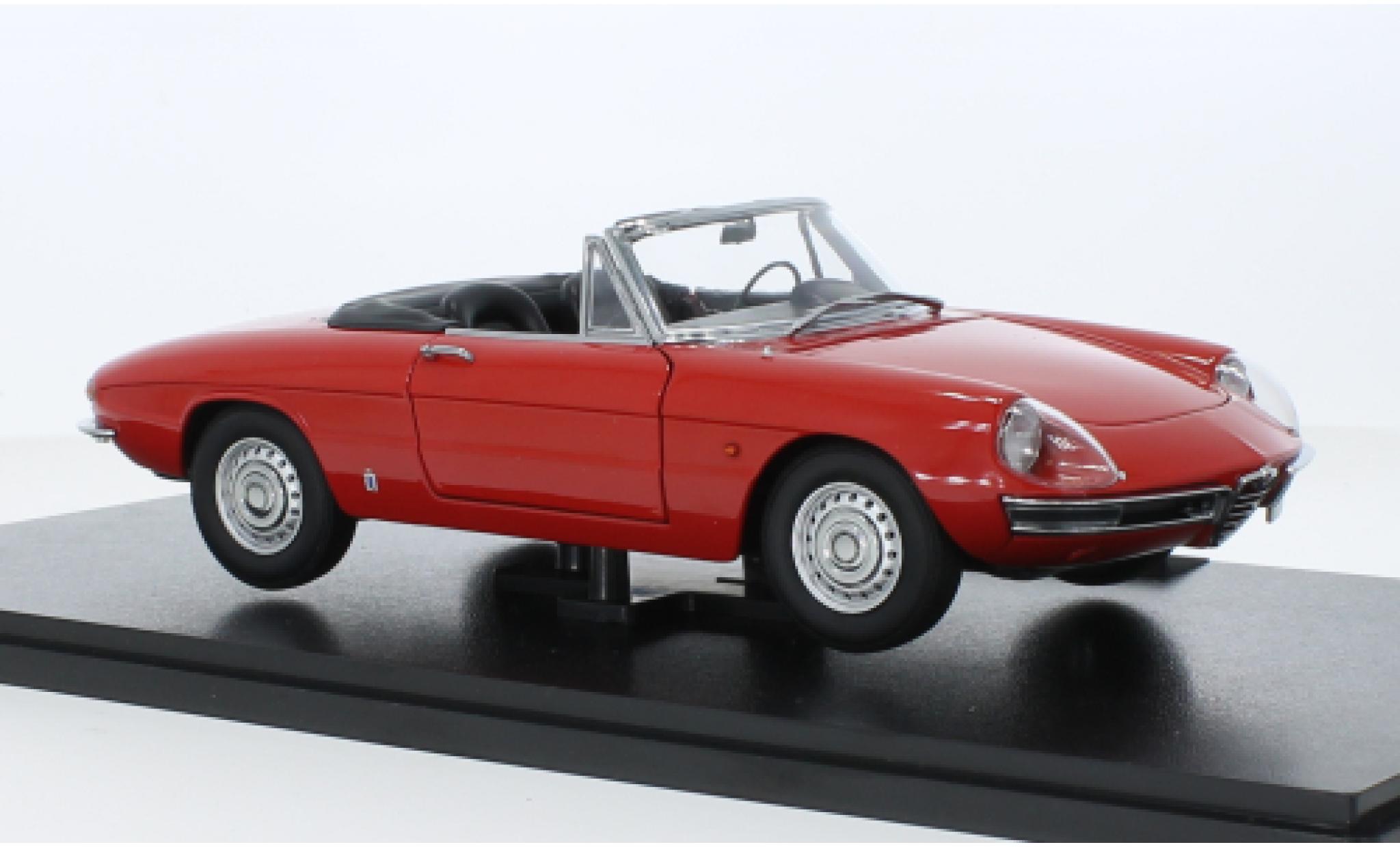 Alfa Romeo 1600 1/18 Touring duett Spider rood 1966 modelauto