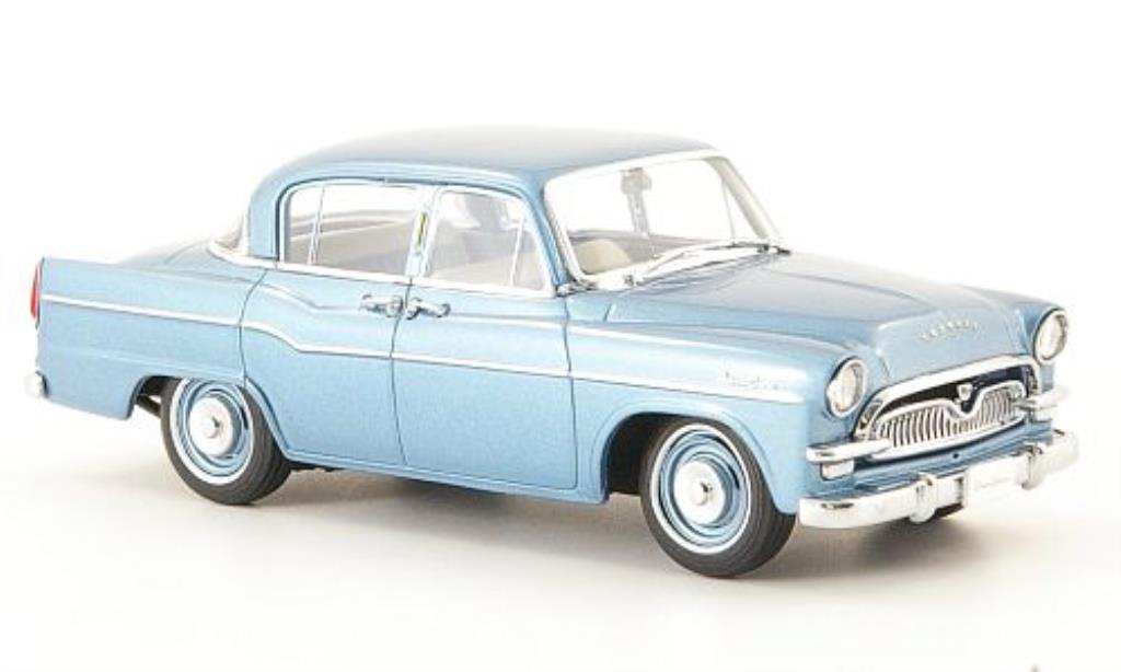 Toyopet Crown 1/43 Ebbro DX (21) blauw 1958 modelauto