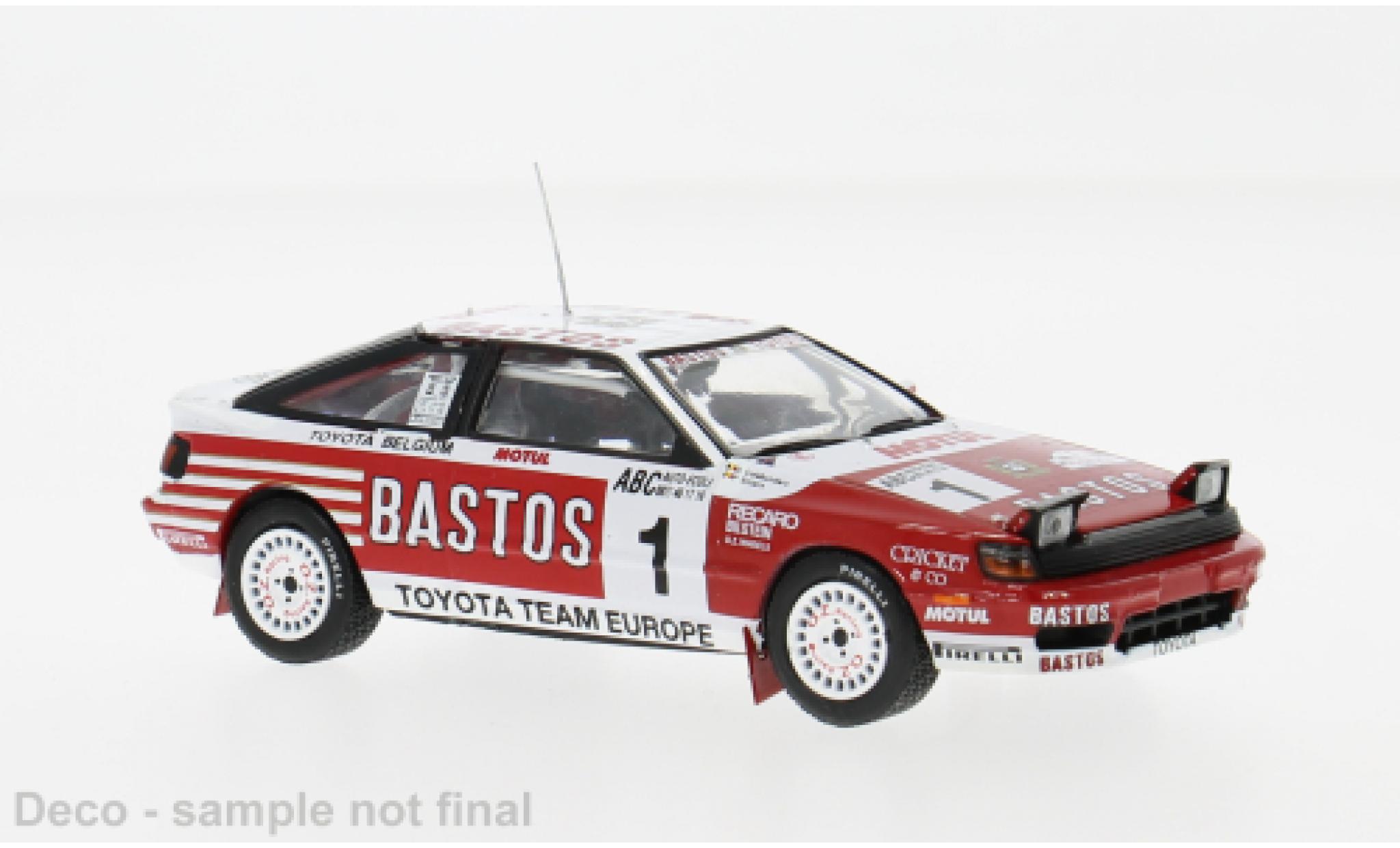 Toyota Celica 1/43 IXO GT-4 (ST 165) Boucles de Spa 1989 #1 P.Snijers/D.Colebunders 1:43 modelauto
