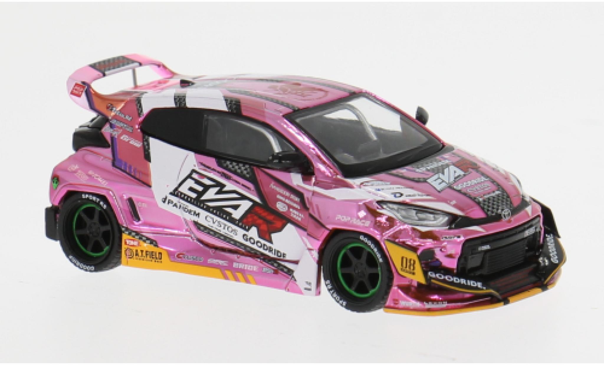 Toyota Yaris 1/64 Pop Race GR Eva RT 1:64 modelauto