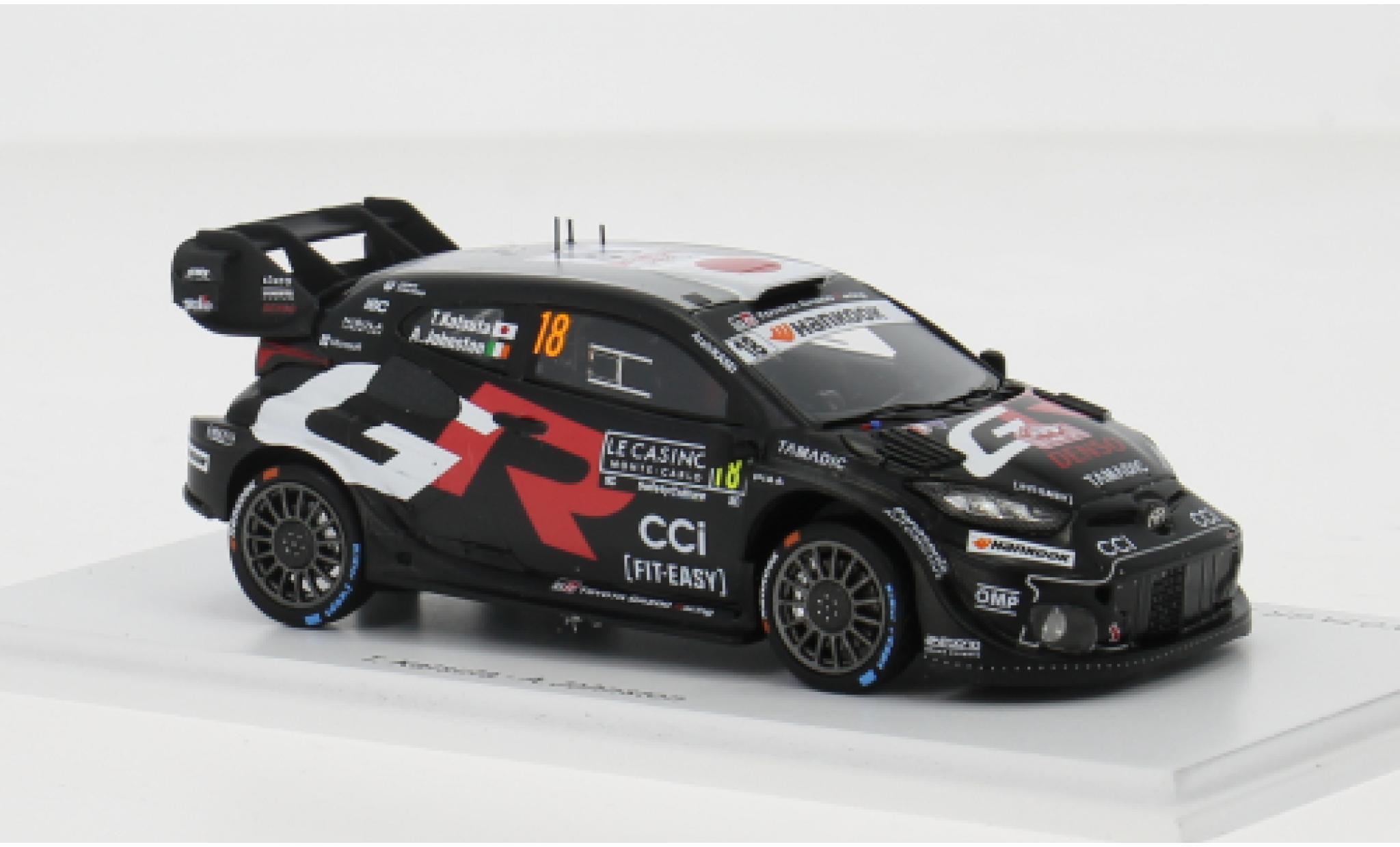 Toyota Yaris 1/43 Spark GR Rally 1 Rally Monte Carlo 2025 #18 T.Katsuta/A.Johnston 1:43 modelauto