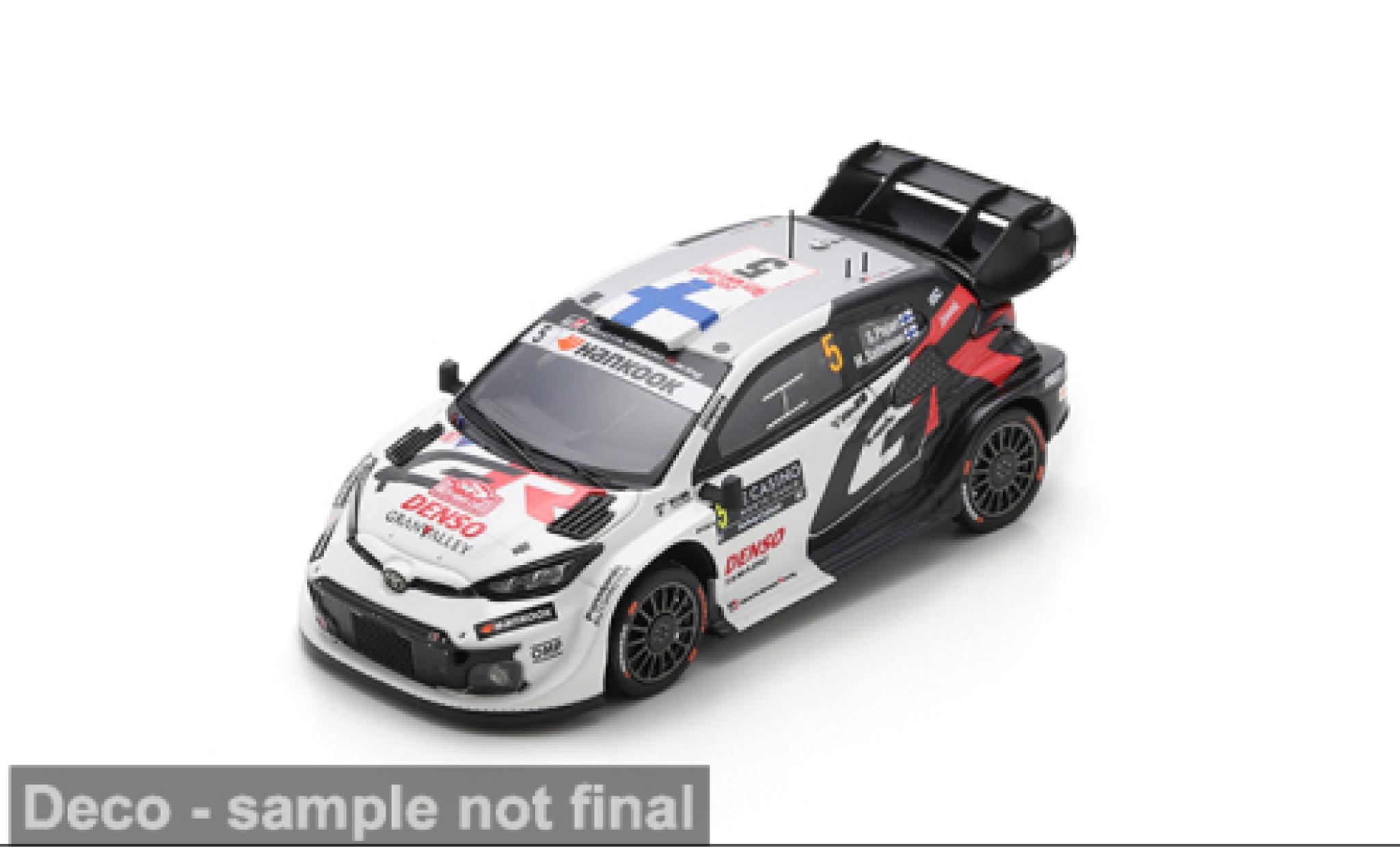 Toyota Yaris 1/43 Spark GR Rally 1 Rally Monte Carlo 2025 #5 S.Pajari/M.Salminen 1:43 modelauto