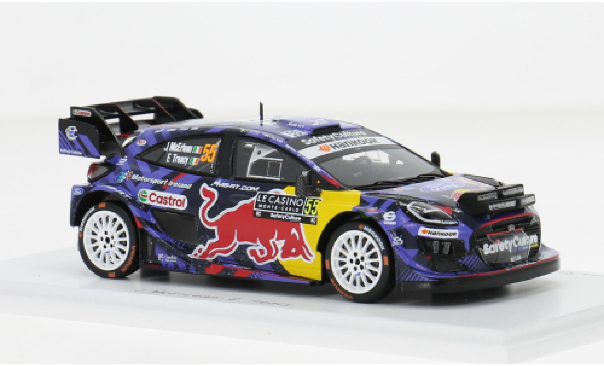Toyota Yaris 1/43 Spark GR Rally 1 Rally Monte Carlo 2025 #55 J.McErLean/E.Treacy 1:43 modelauto