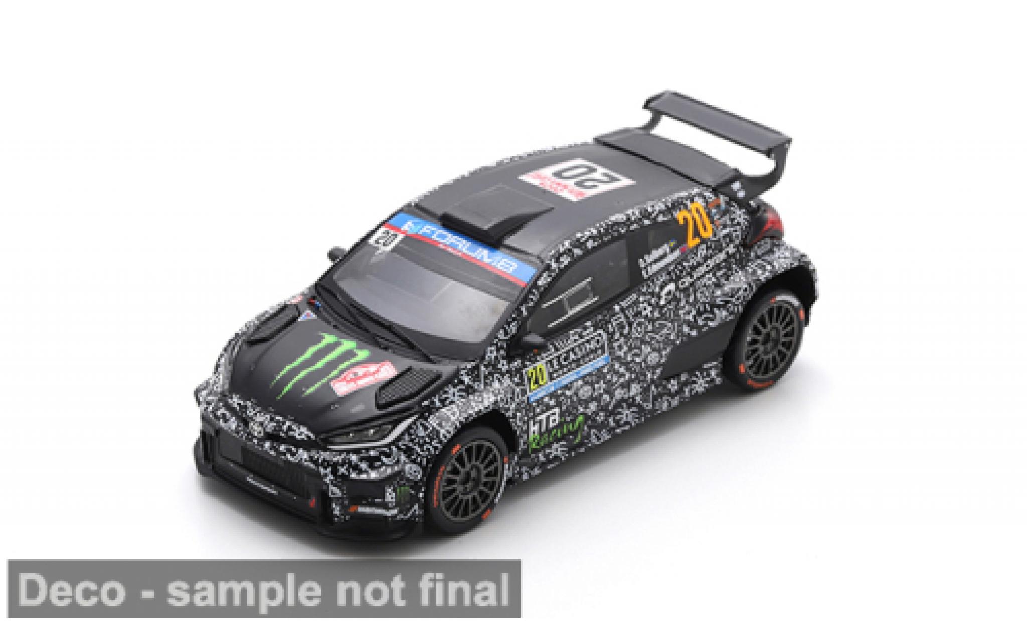 Toyota Yaris 1/43 Spark GR Rally 2 Rally Monte Carlo 2025 #20 O.Solberg/E.Edmondson 1:43 modelauto