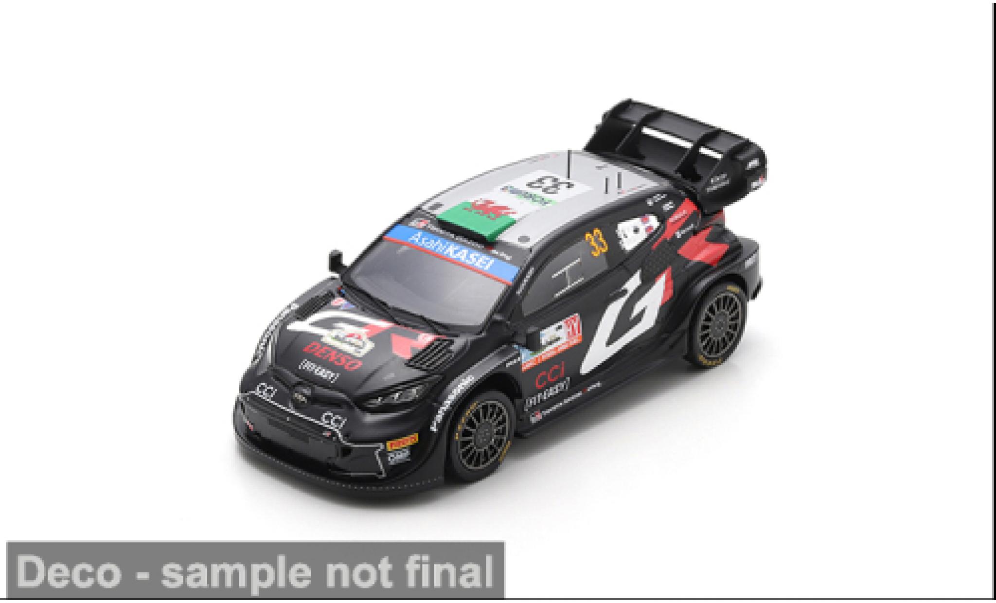 Toyota Yaris 1/43 Spark GR Rally1 Hybrid Rally Japan 2024 #33 E.Evans/S.Martin 1:43 modelauto