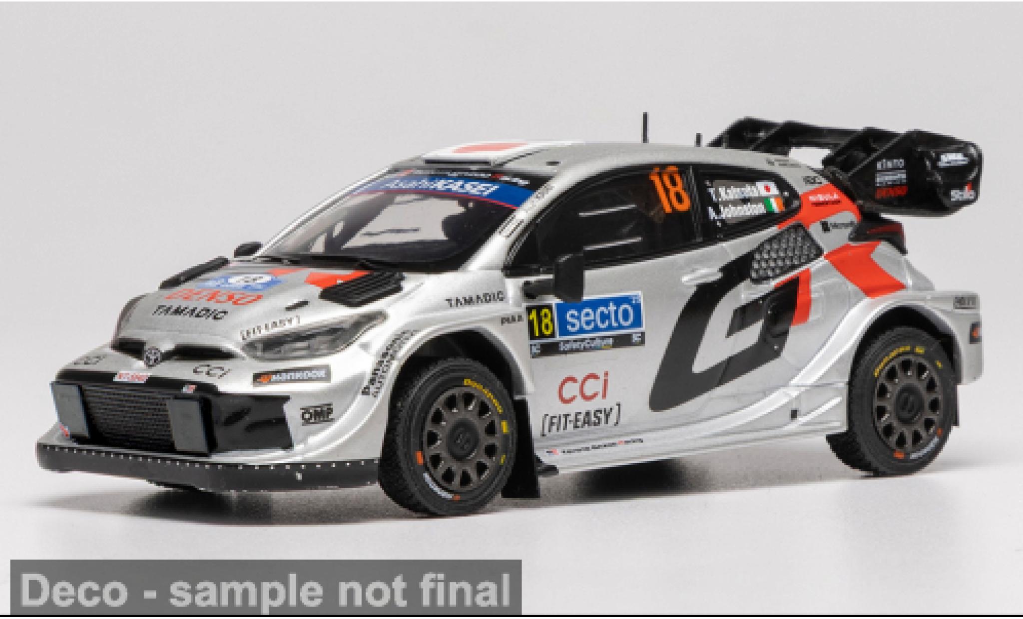 Toyota Yaris 1/43 IXO GR Rally1 Rally Finland 2025 #18 T.Katsuta/A.Johnston 1:43 modelauto