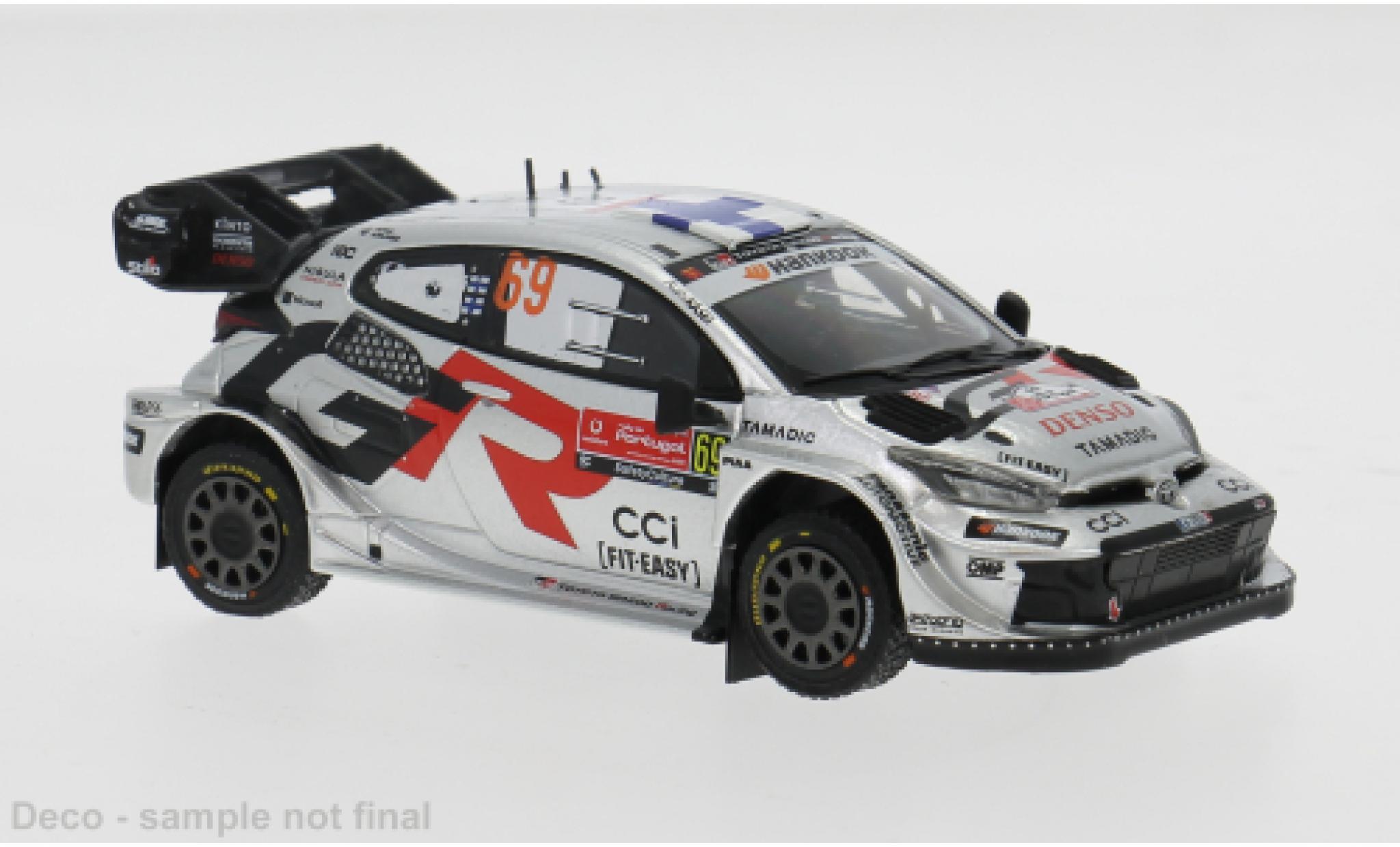 Toyota Yaris 1/43 IXO GR Rally1 Rally Portugal 2025 #69 K.Rovanper&auml;/J.Halttunen 1:43 modelauto