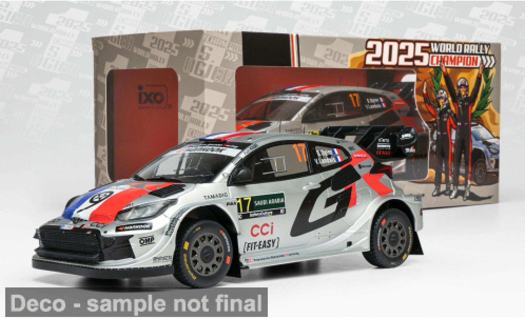 Toyota Yaris 1/18 IXO GR Rally1 Rally Saudi Arabia 2025 #17 S.Ogier/V.Landais 1:18 modelauto