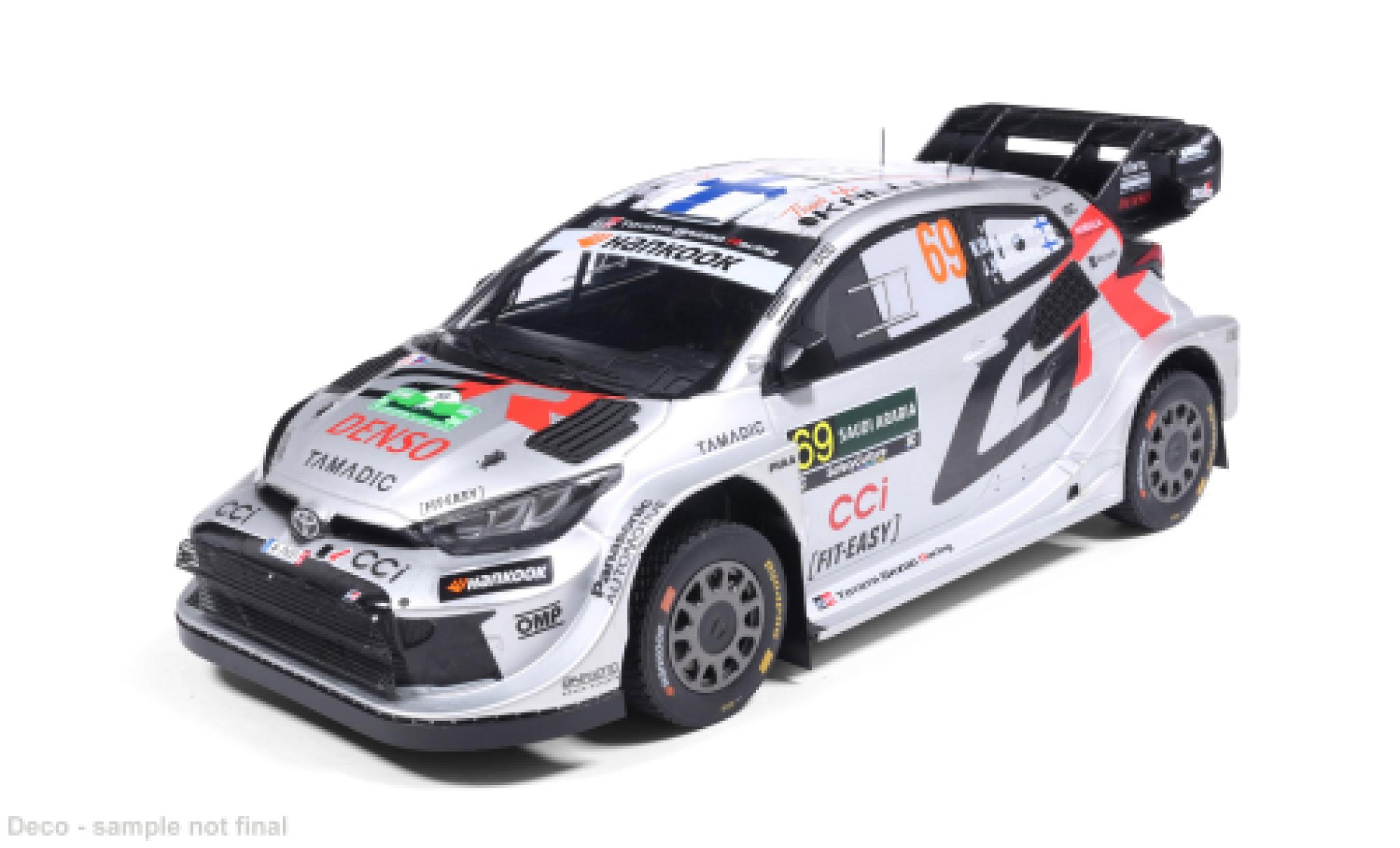 Toyota Yaris 1/18 IXO GR Rally1 Rally Saudi Arabia 2025 #69 K.Rovanper&auml;/J.Halttunen 1:18 modelauto