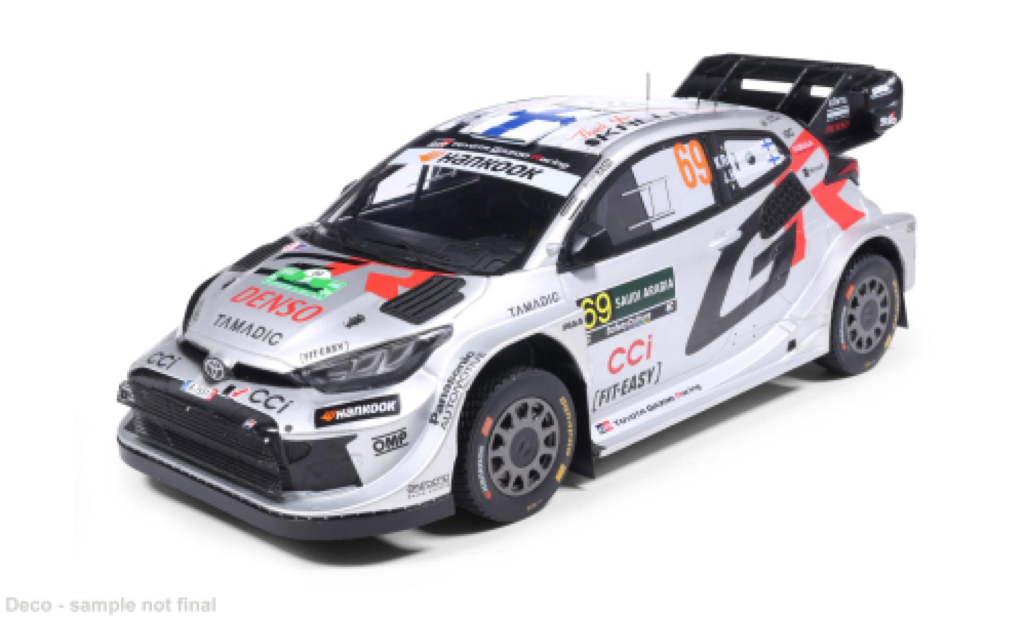 Toyota Yaris 1/43 IXO GR Rally1 Rally Saudi Arabia 2025 #69 K.Rovanper&auml;/J.Halttunen 1:43 modelauto