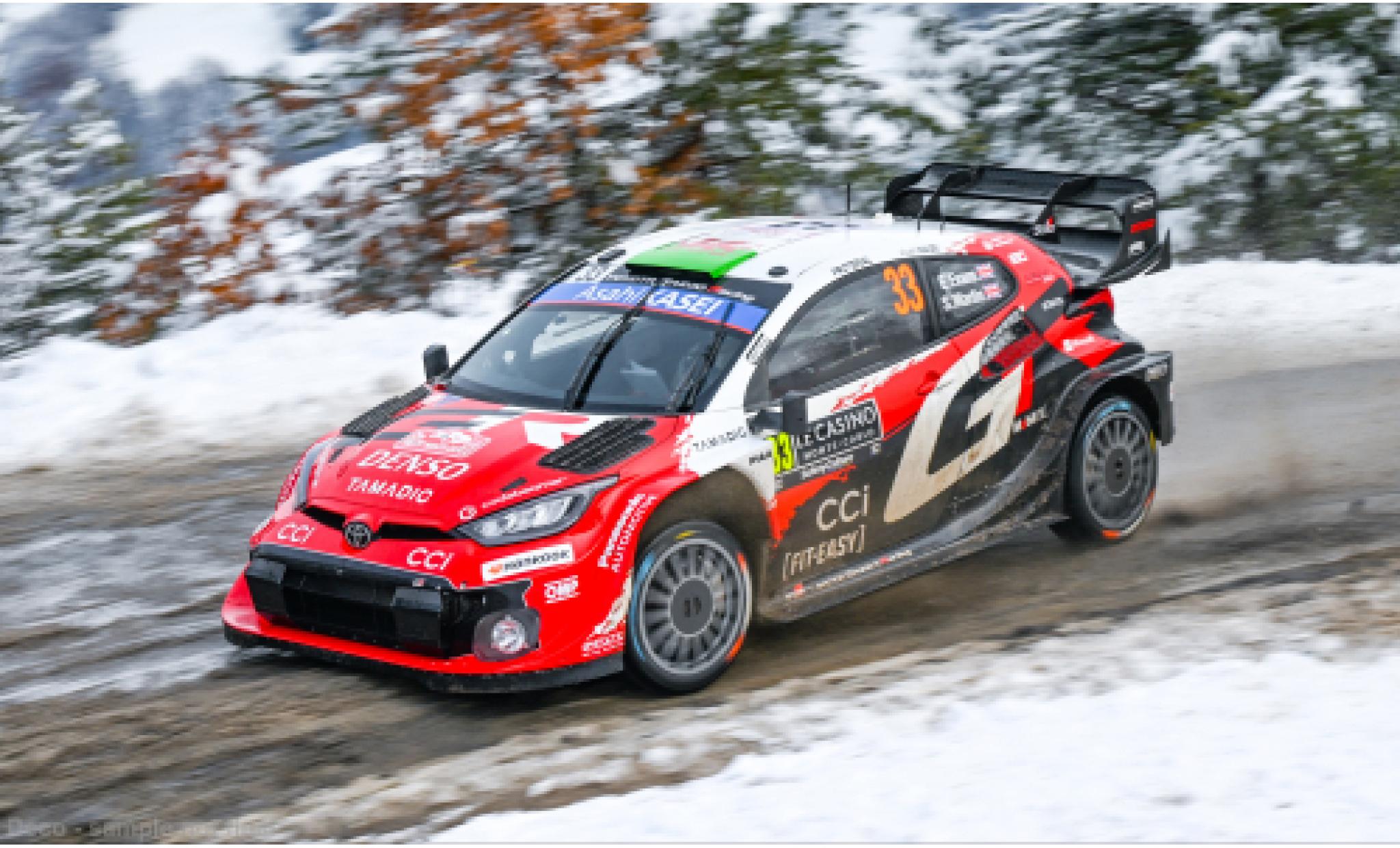 Toyota Yaris 1/43 IXO GR Rally1 Rallye Monte Carlo 2026 #33 E.Evans/S.Martin 1:43 modelauto