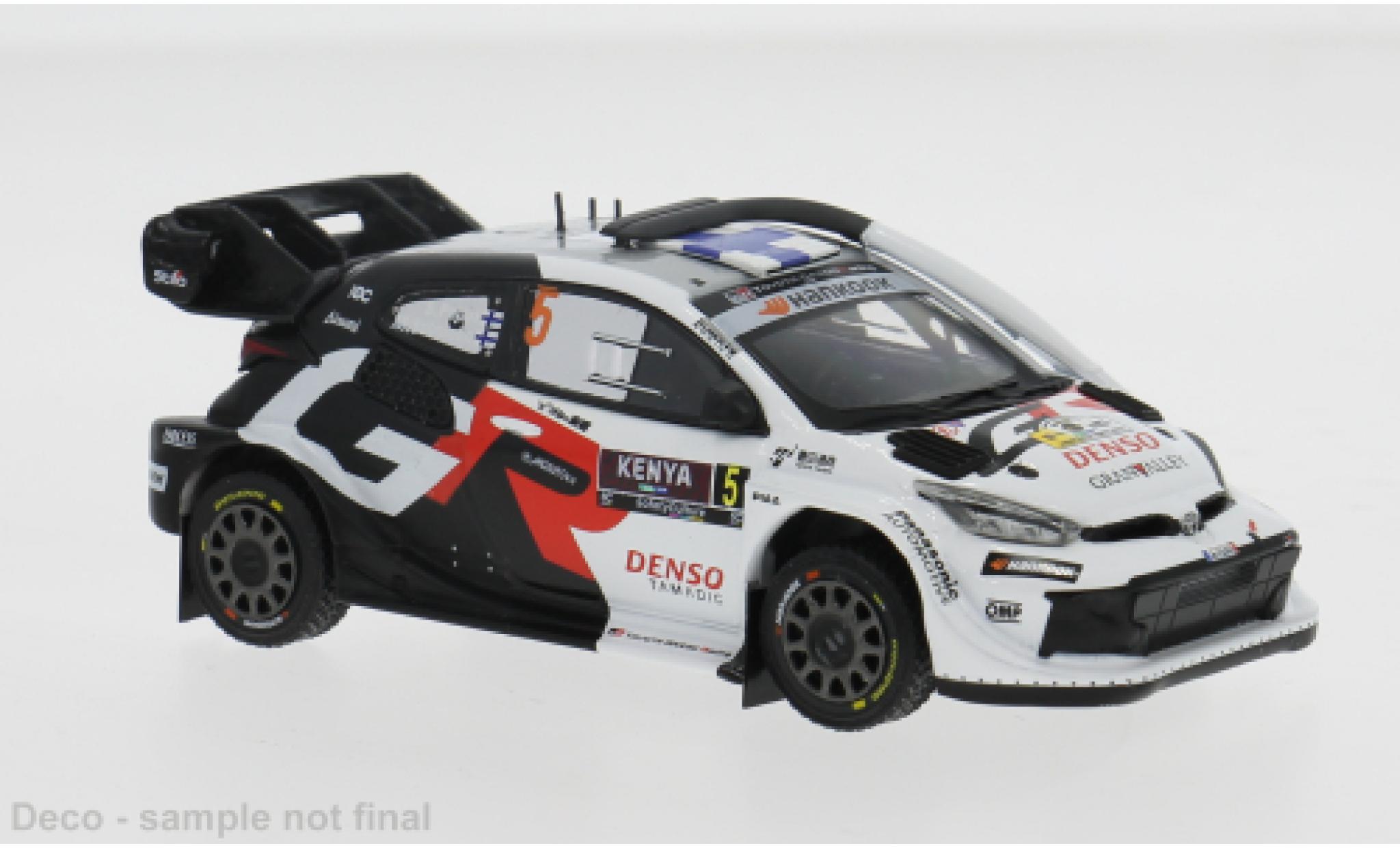 Toyota Yaris 1/43 IXO GR Rally1 Safari Rallye Kenia 2025 #5 S.Pajari/M.Salminen 1:43 modelauto