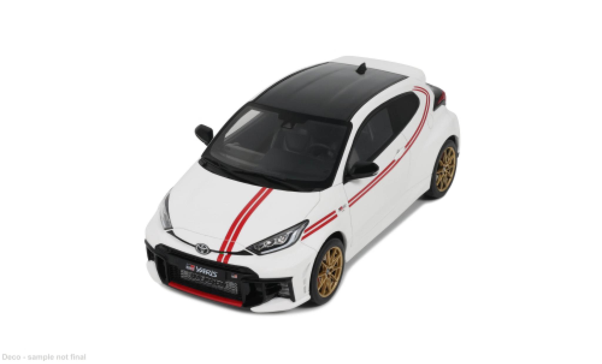 Toyota Yaris 1/18 Ottomobile GR TGR wit/Dekor 2024 1:18 modelauto