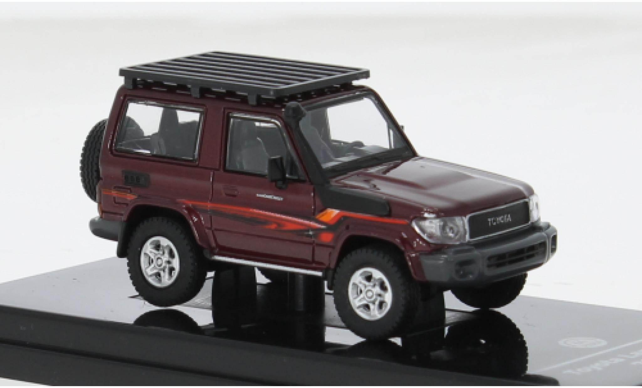 Toyota Land Cruiser 1/64 Para64 L rood 1:64 modelauto