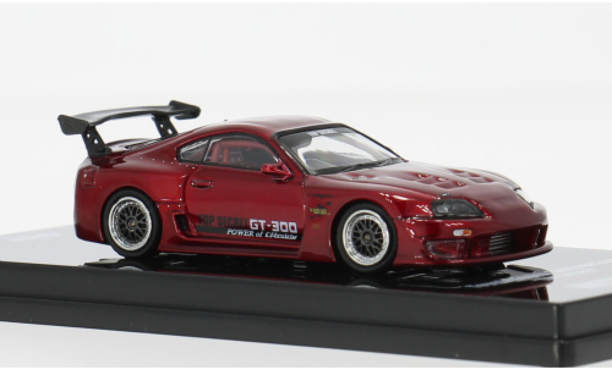 Toyota Supra 1/64 INNO64 A80 rood 1993 1:64 modelauto