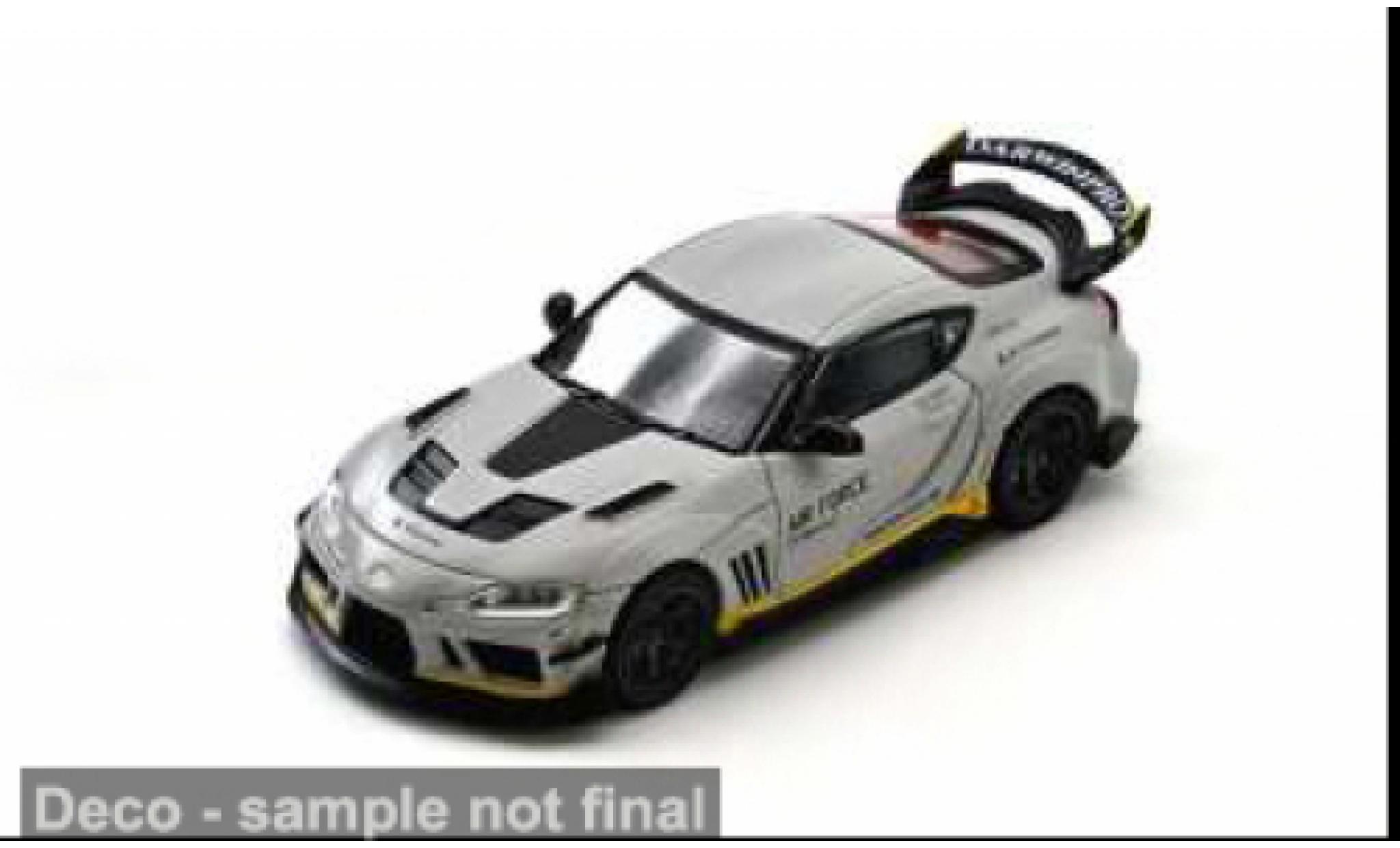 Toyota Supra 1/64 INNO64 A90 Darwin PRO grijs/zwart 1:64 modelauto