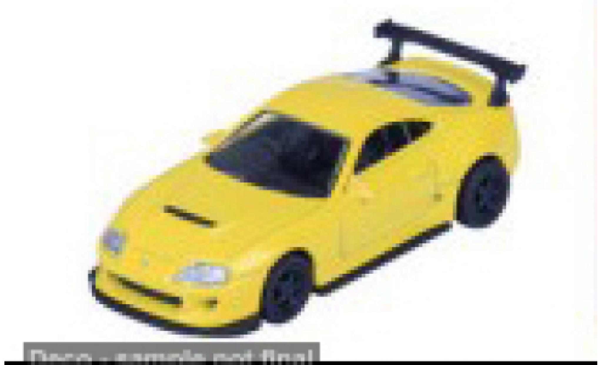 Toyota Supra 1/64 Majorette geel 1995 1:64 modelauto