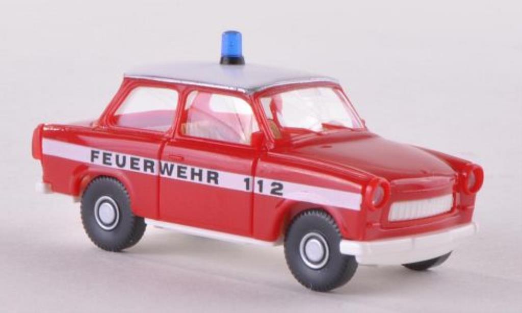 Trabant 601 1/87 Wiking S Brandweer modelauto