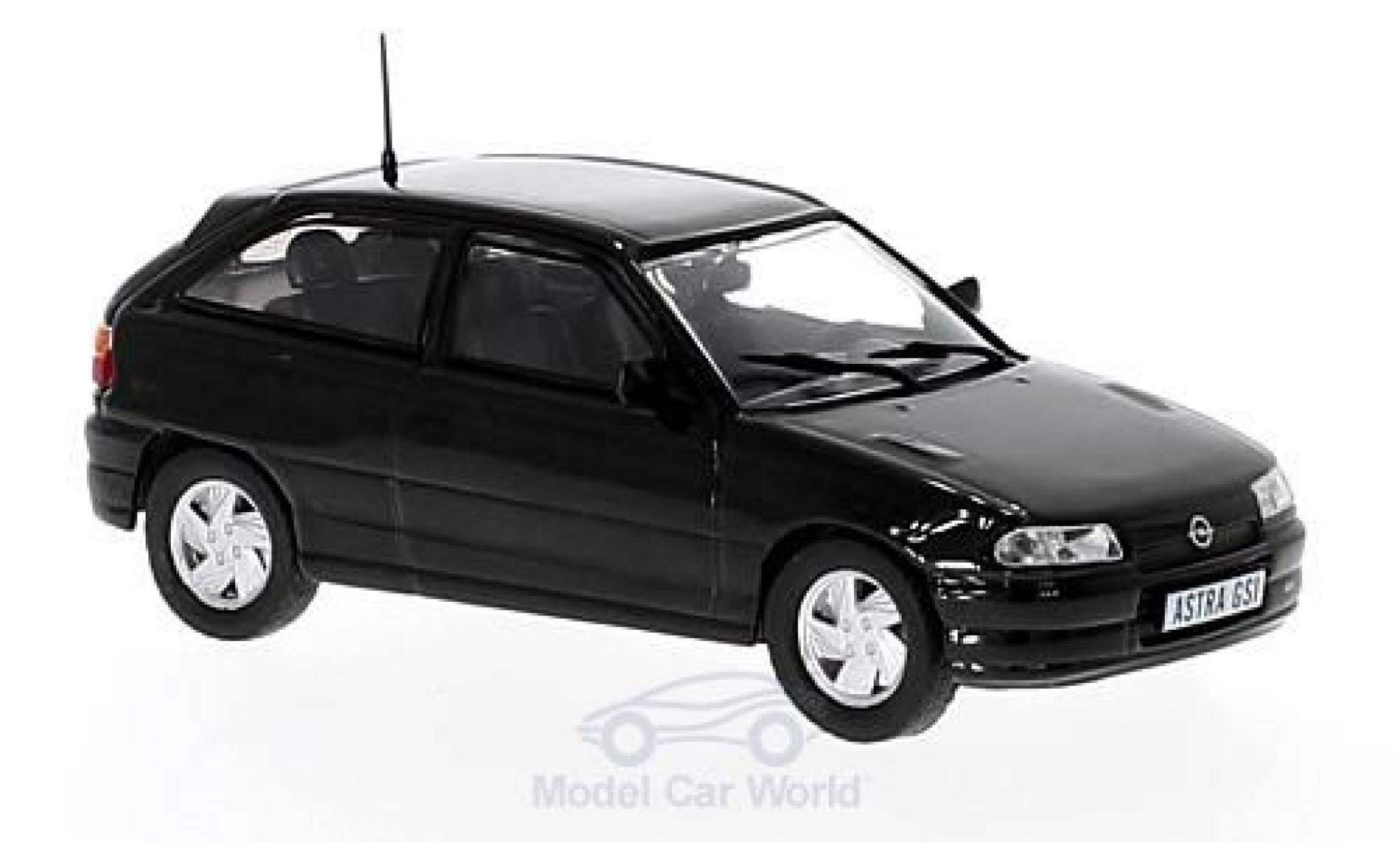 Opel Astra 1/43 Triple 9 Collection GSi metallic zwart modelauto