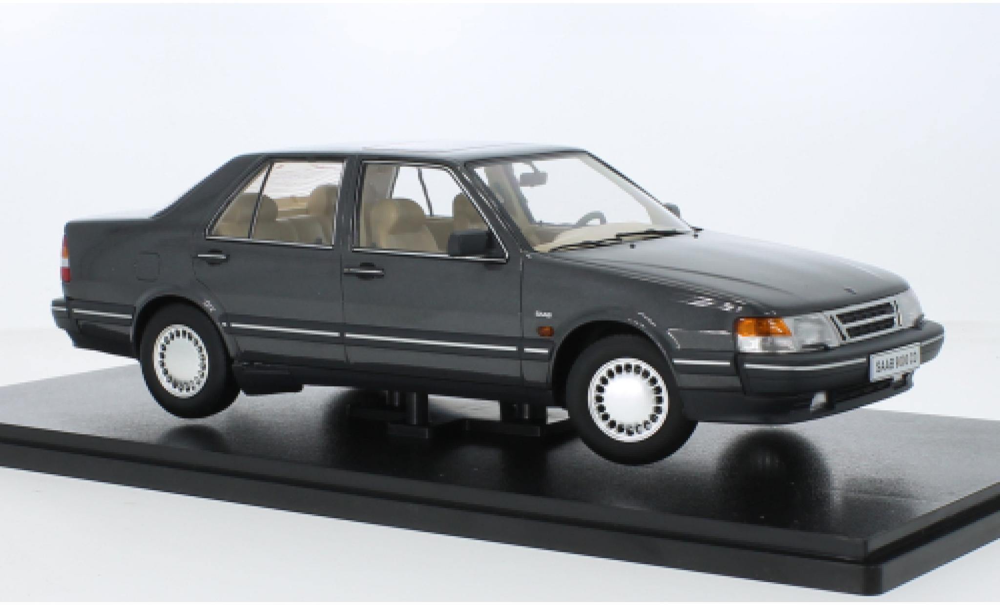 Saab 9000 1/18 Triple 9 Collection CD metallic grijs 1990 1:18 modelauto