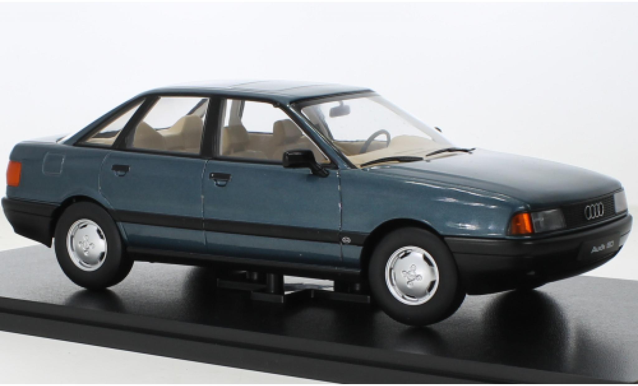 Audi 80 1/18 Triple 9 Collection (B3) metallic turquoise 1989 modelauto