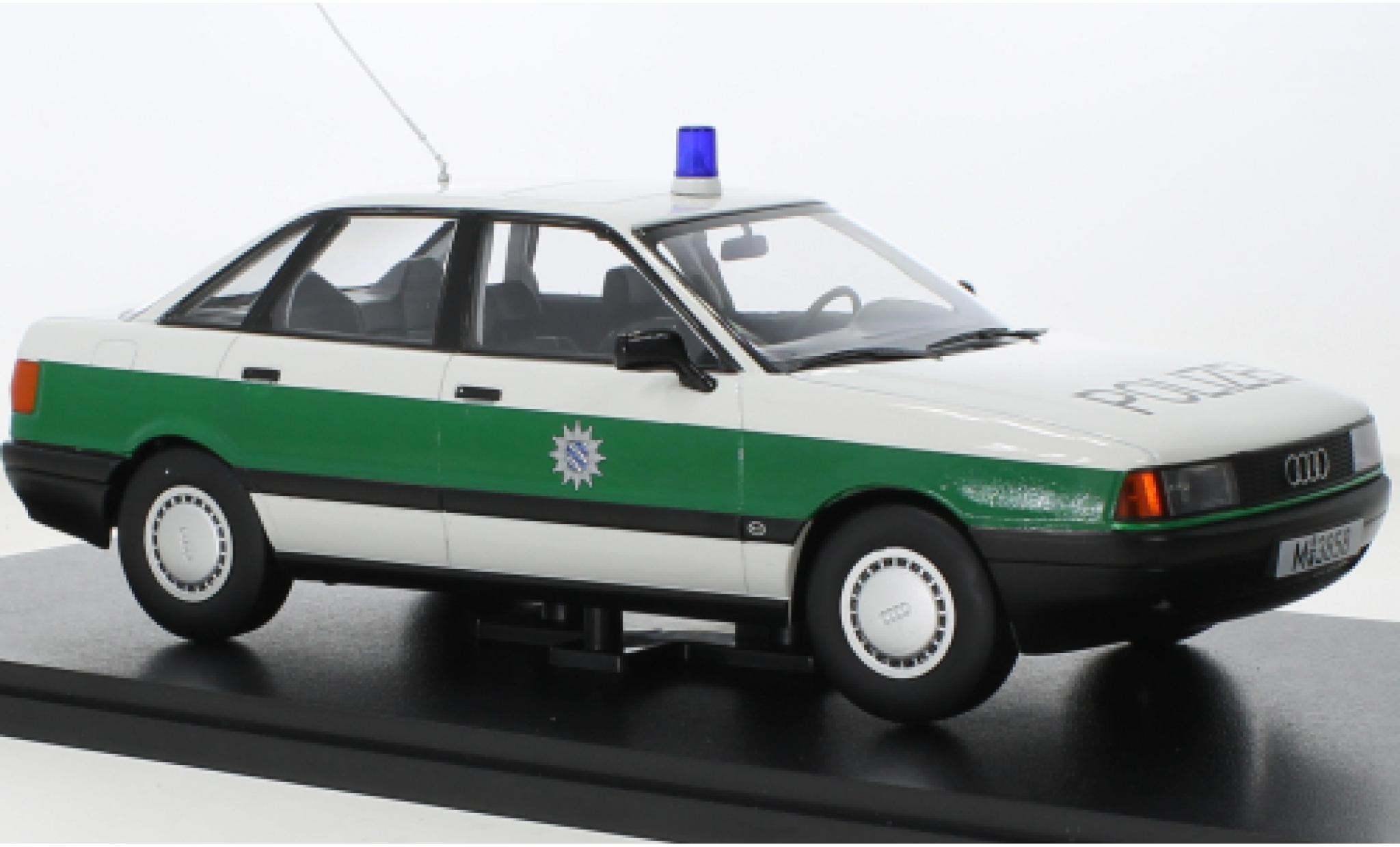 Audi 80 1/18 Triple 9 Collection (B3) politie (D) 1989 modelauto