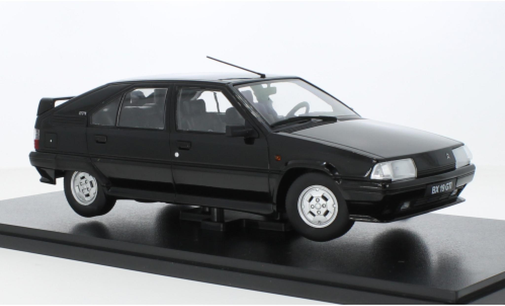 Citroen BX 1/18 Triple 9 Collection GTI zwart 1990 modelauto