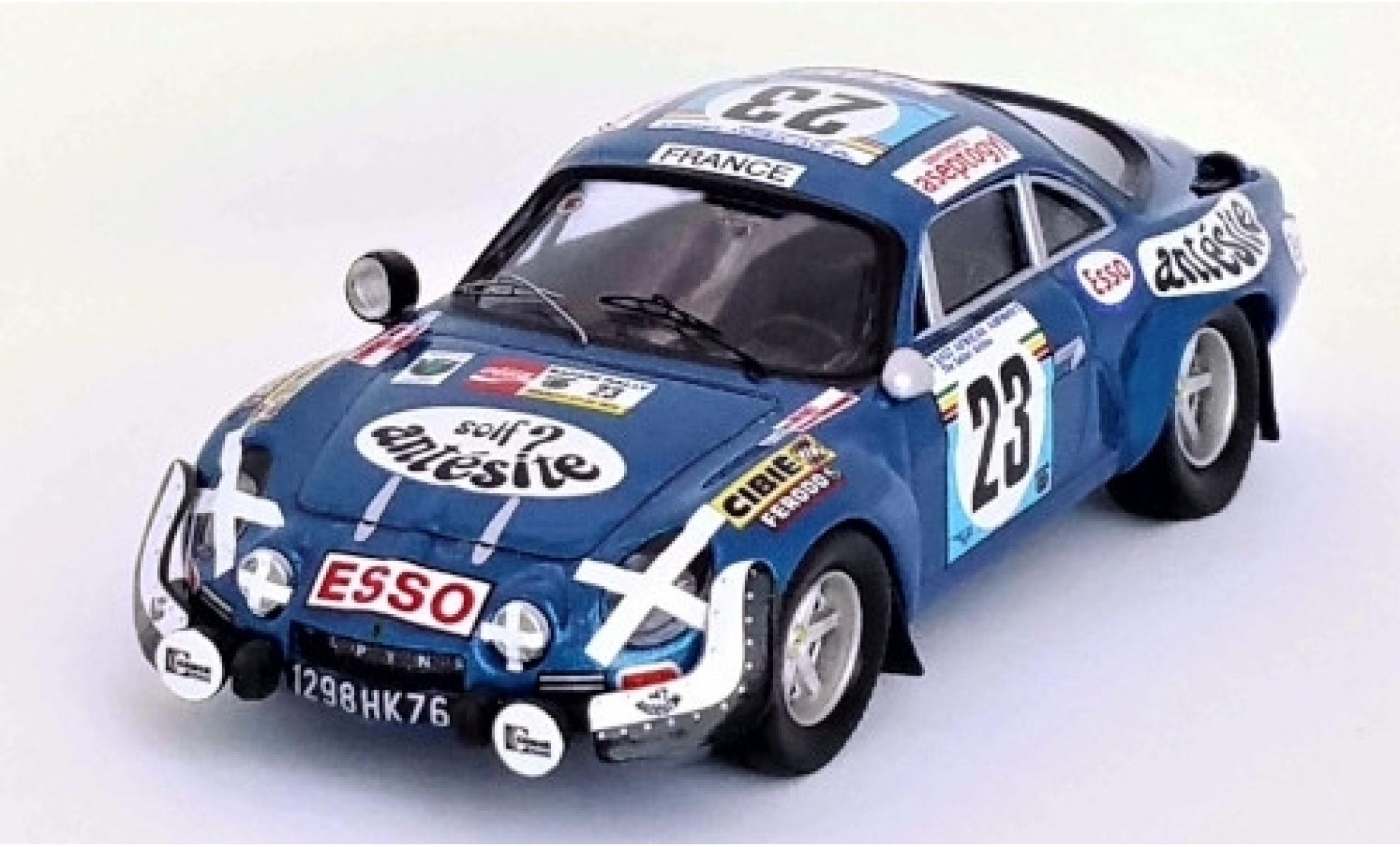 Alpine A110 1/43 Trofeu Renault No.23 Antesite Rallye WM Safari Rallye 1975 B.Neyret/J.Terramorsi modelauto