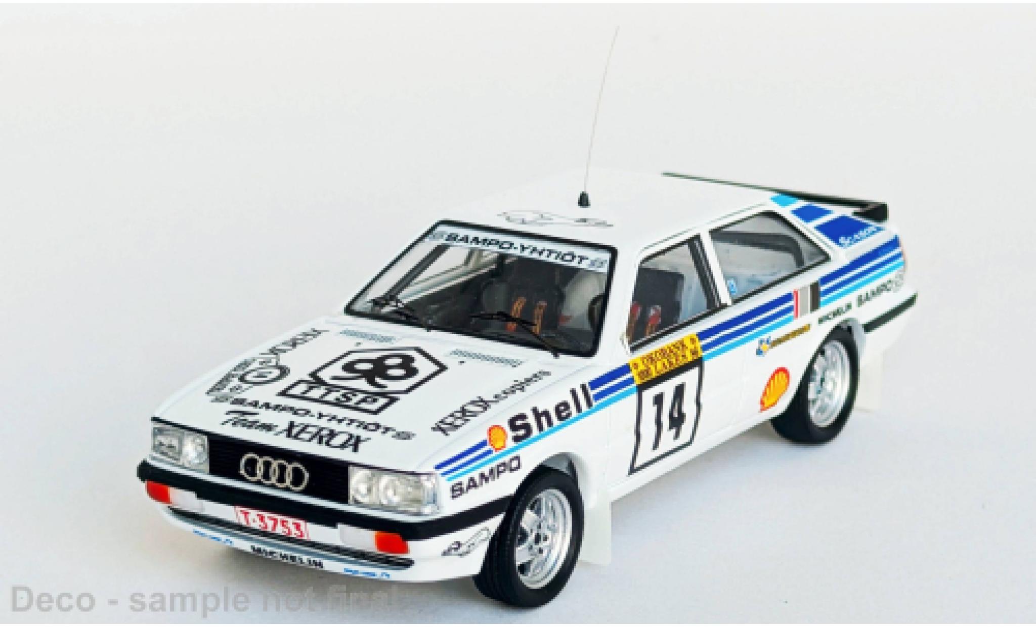 Audi Quattro 1/43 Trofeu quattro 1000 Lakes Rally 1986 #14 1:43 modelauto