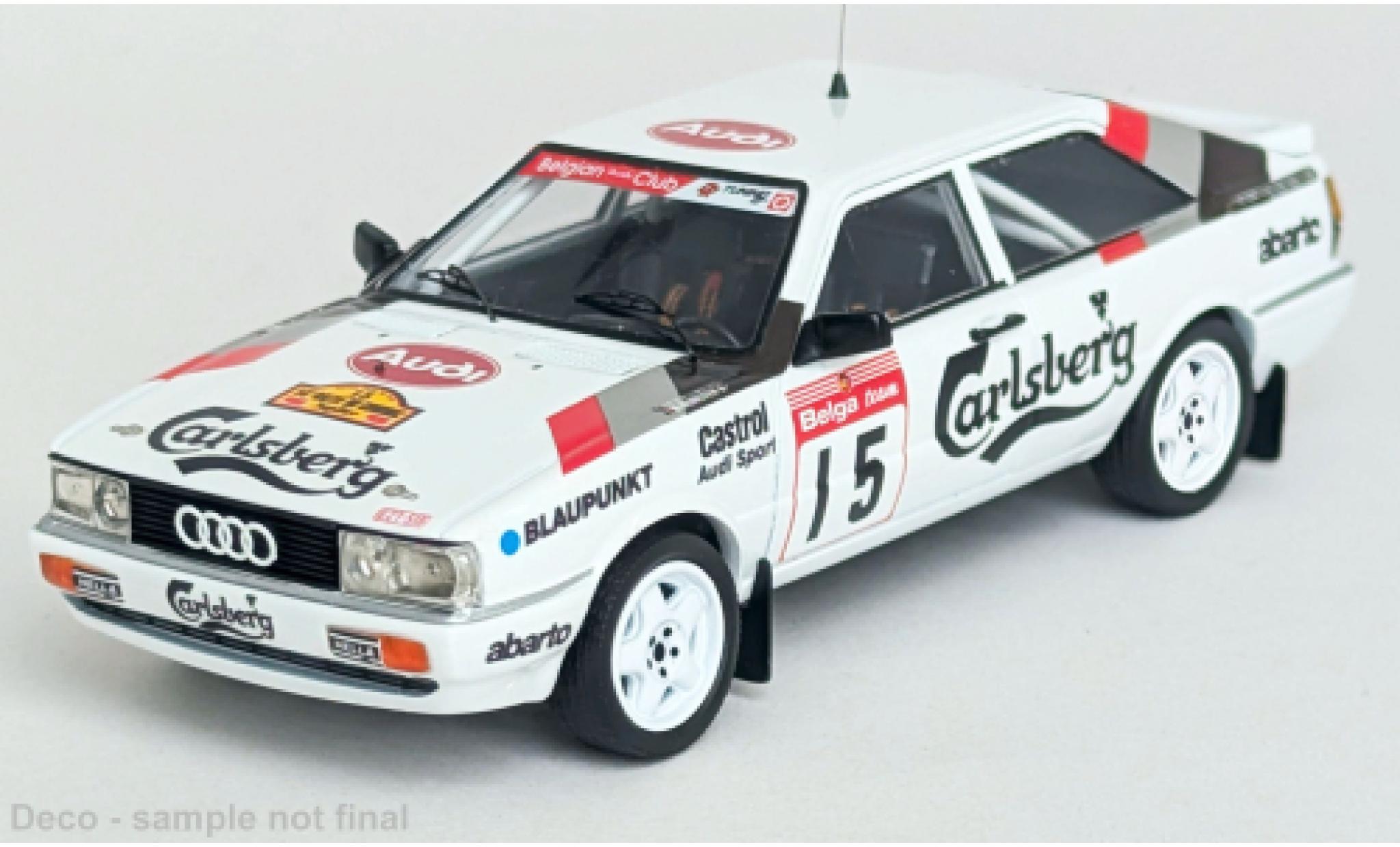 Audi Quattro 1/43 Trofeu Coupe Rally Condroz 1987 #5 1:43 modelauto