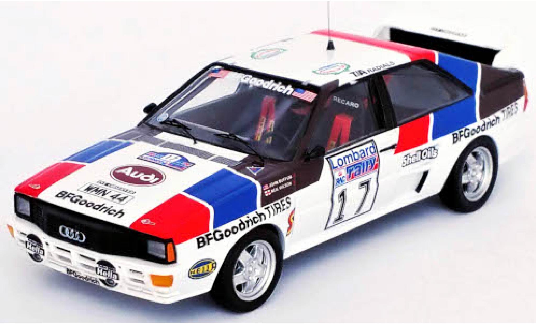 Audi Quattro 1/43 Trofeu quattro No.17 Rallye WM RAC Rallye 1984 J.Buffum/N.Wilson modelauto
