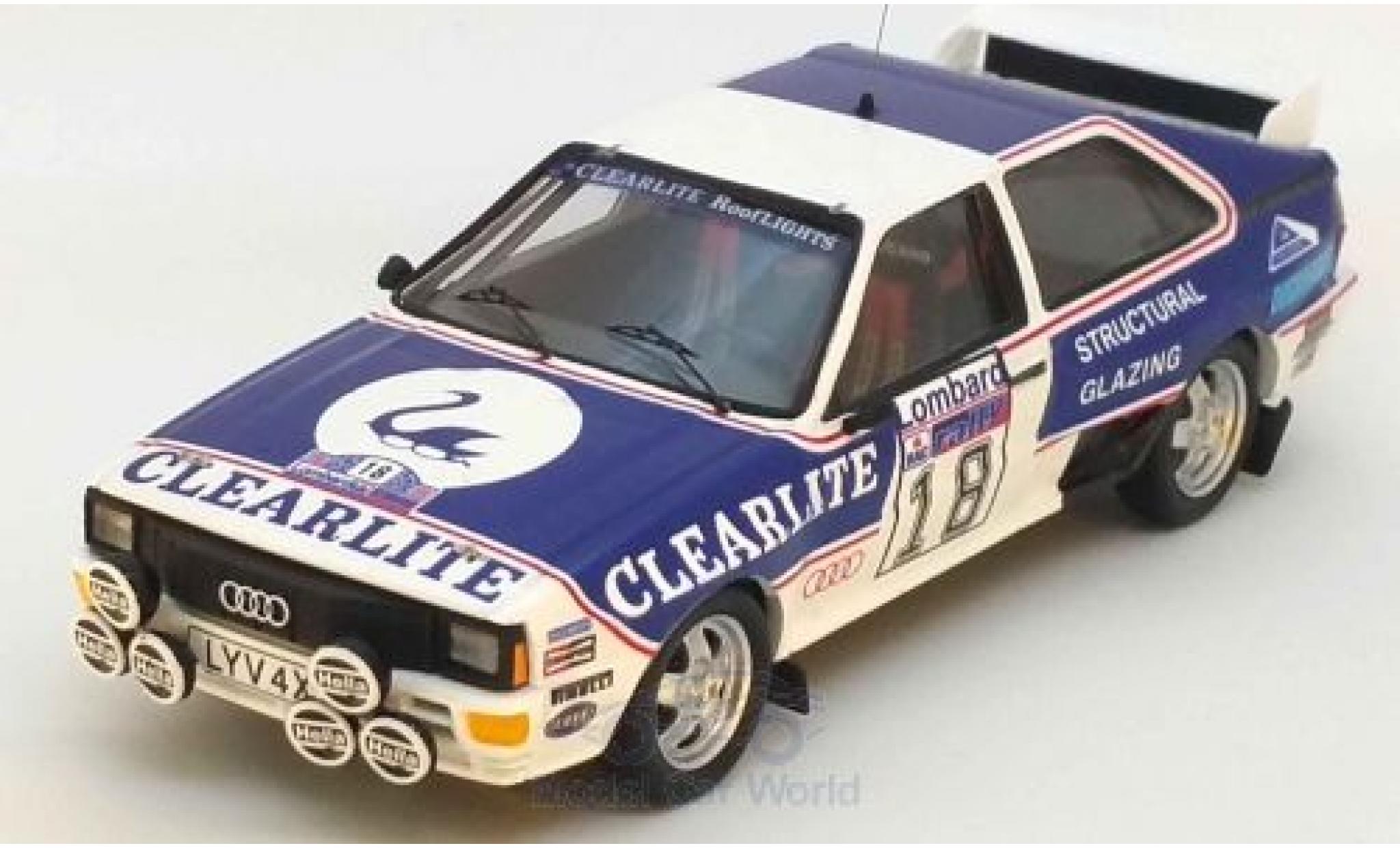 Audi Quattro 1/43 Trofeu quattro No.18 Rallye WM RAC Rallye 1983 D.Weidner/R.Arthur modelauto