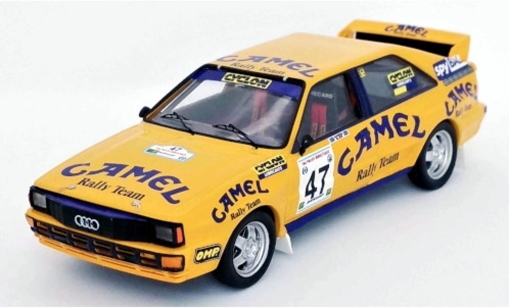 Audi Quattro 1/43 Trofeu quattro No.47 Camel Rally Team Camel Fthiotidas Rally 1990 Iaveris/El-Em modelauto