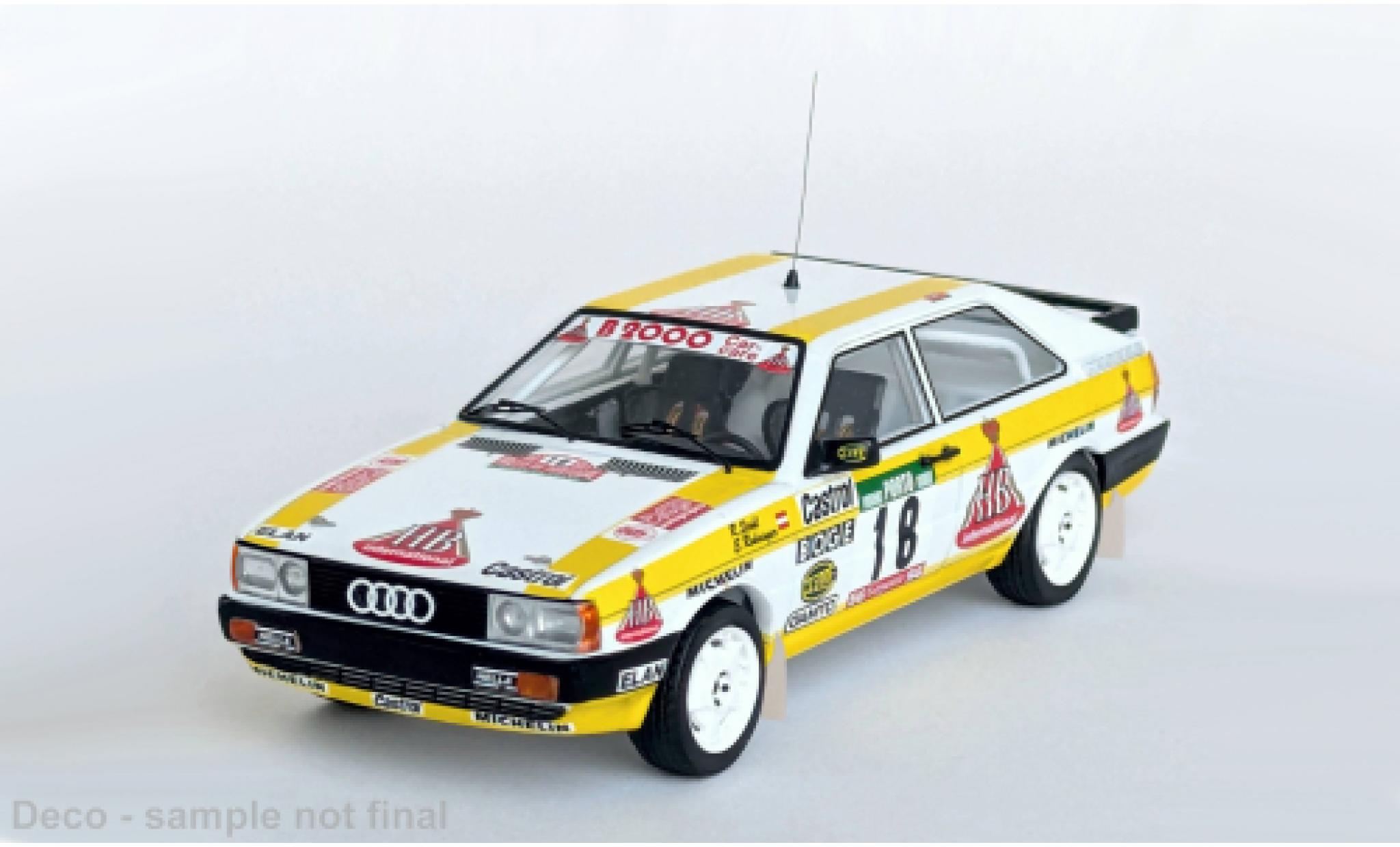 Audi Quattro 1/43 Trofeu quattro Rally Portugal 1987 #18 1:43 modelauto